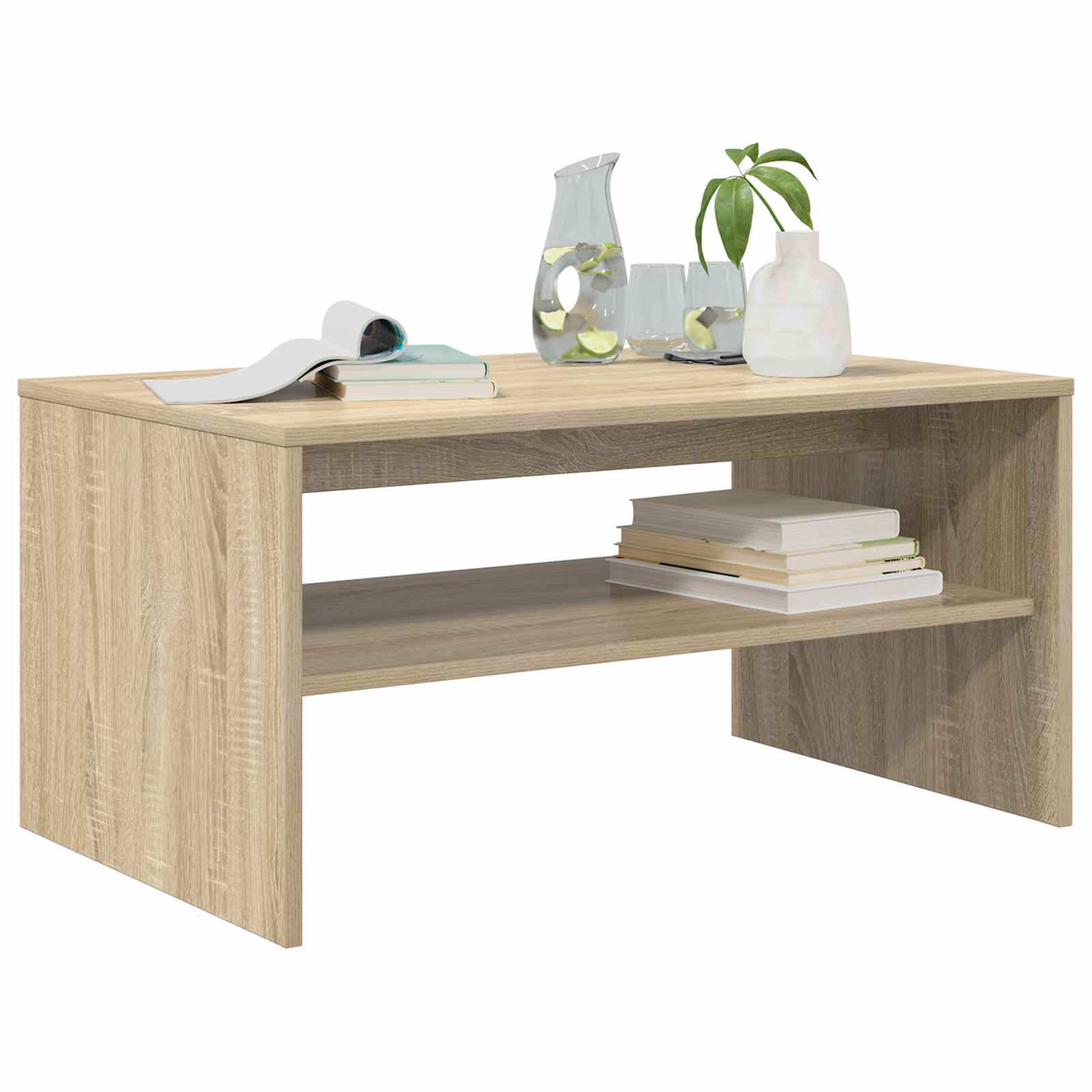 Table basse Chêne Sonoma 80 x 50 x 40 cm Bois d'ingénierie - XIOS