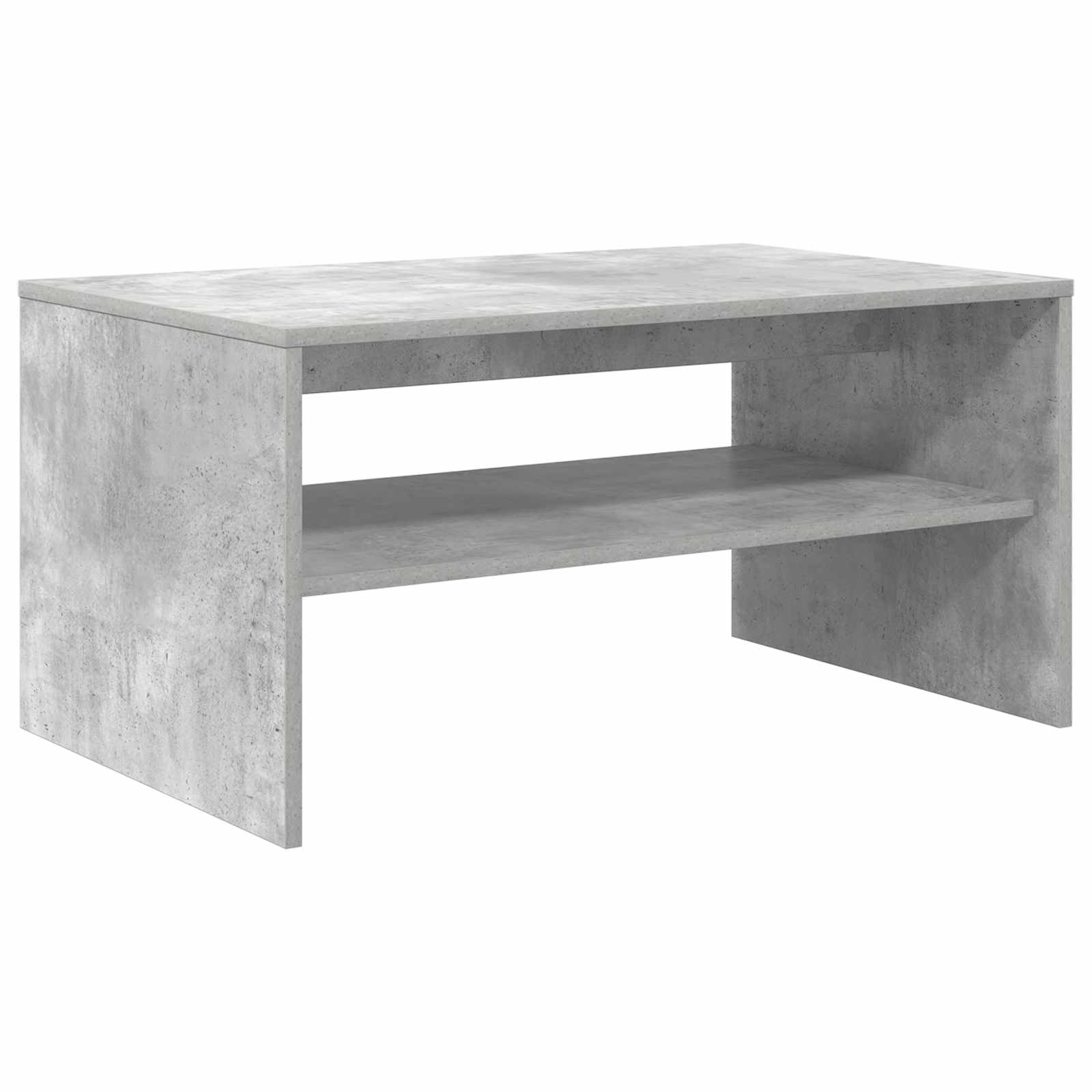 Table basse Gris béton 80 x 50 x 40 cm Bois d'ingénierie - XIOS