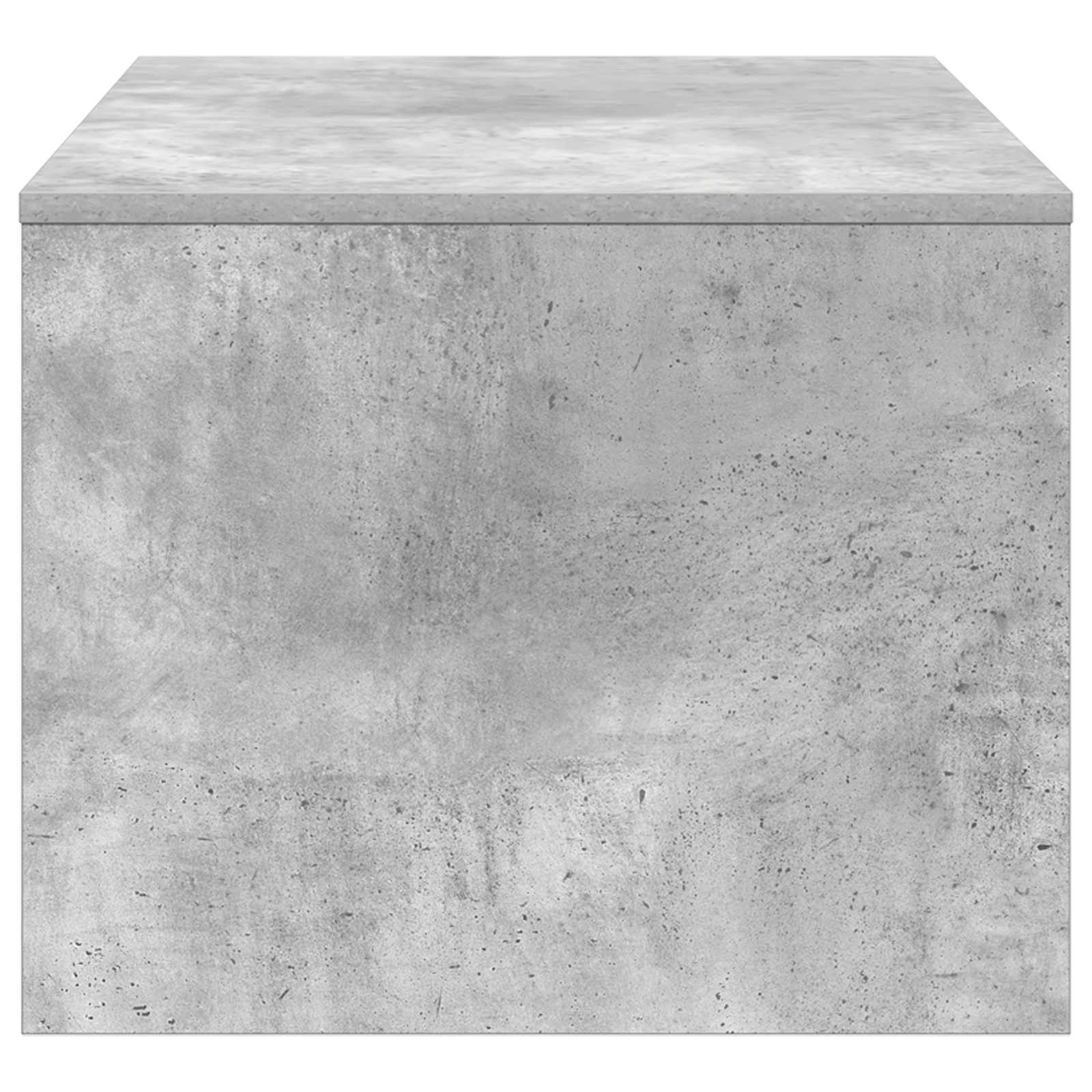Table basse Gris béton 80 x 50 x 40 cm Bois d'ingénierie - XIOS