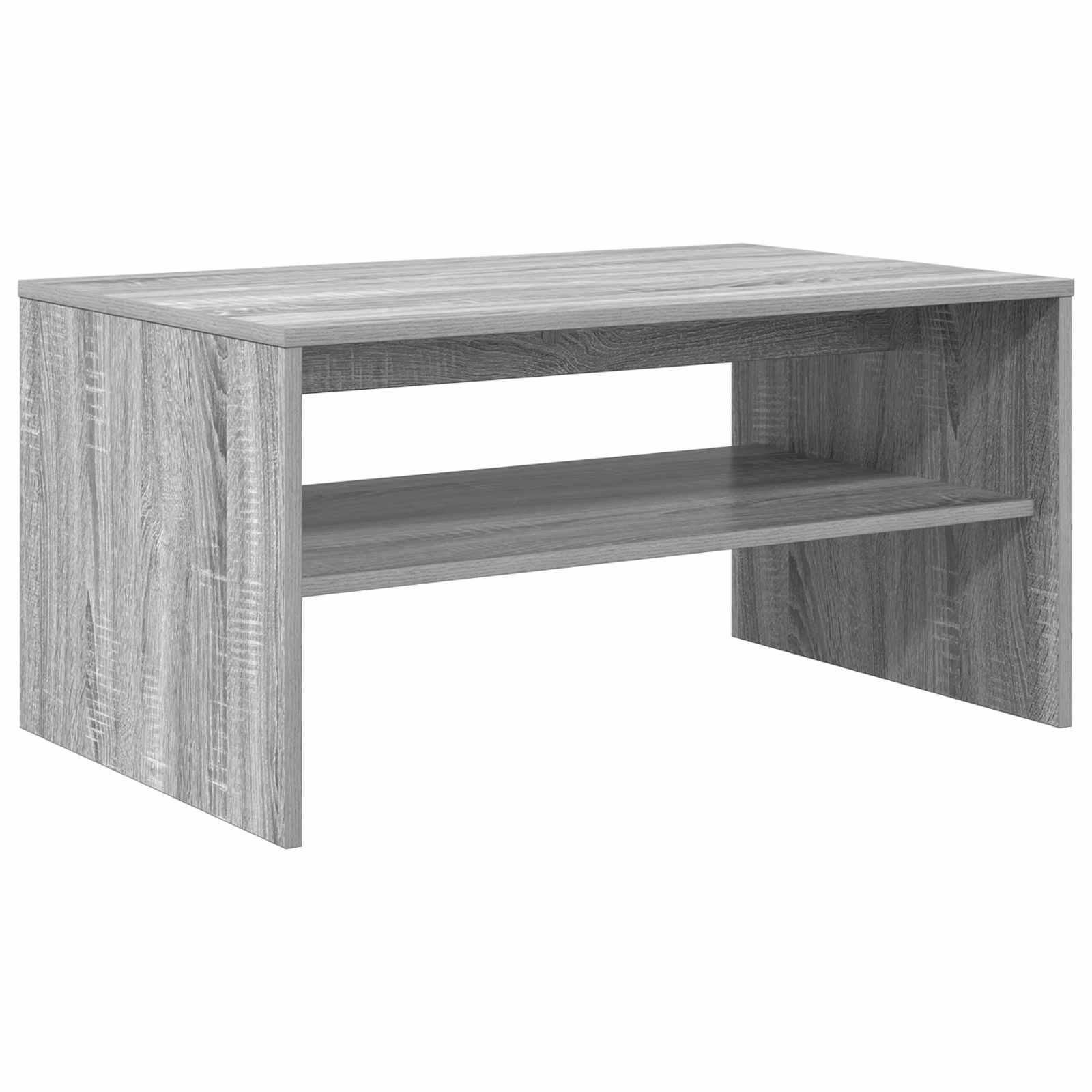 Table basse Gris Sonoma 80 x 50 x 40 cm Bois d'ingénierie - XIOS