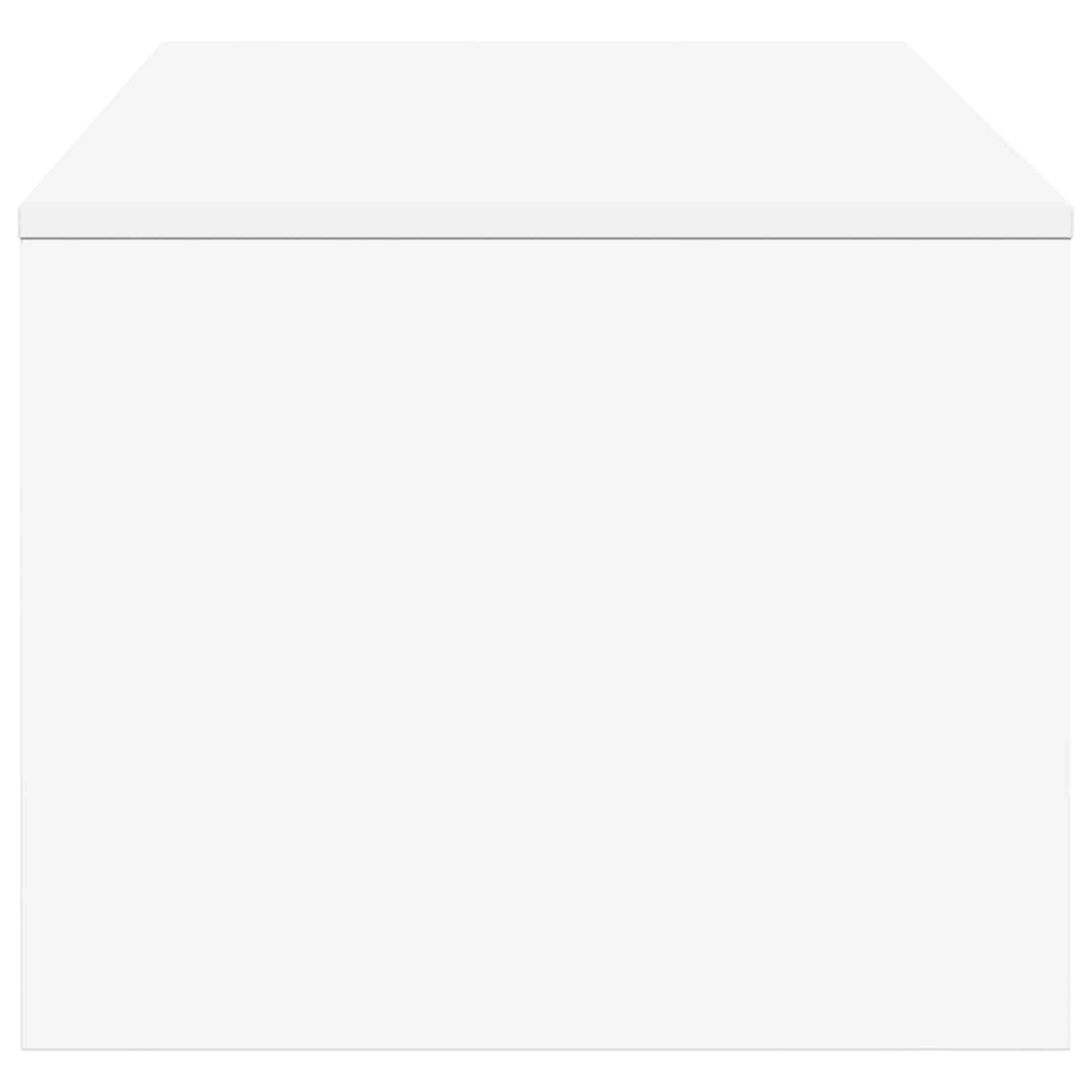 Table basse Blanc 100 x 50 x 40 cm Bois d'ingénierie - XIOS