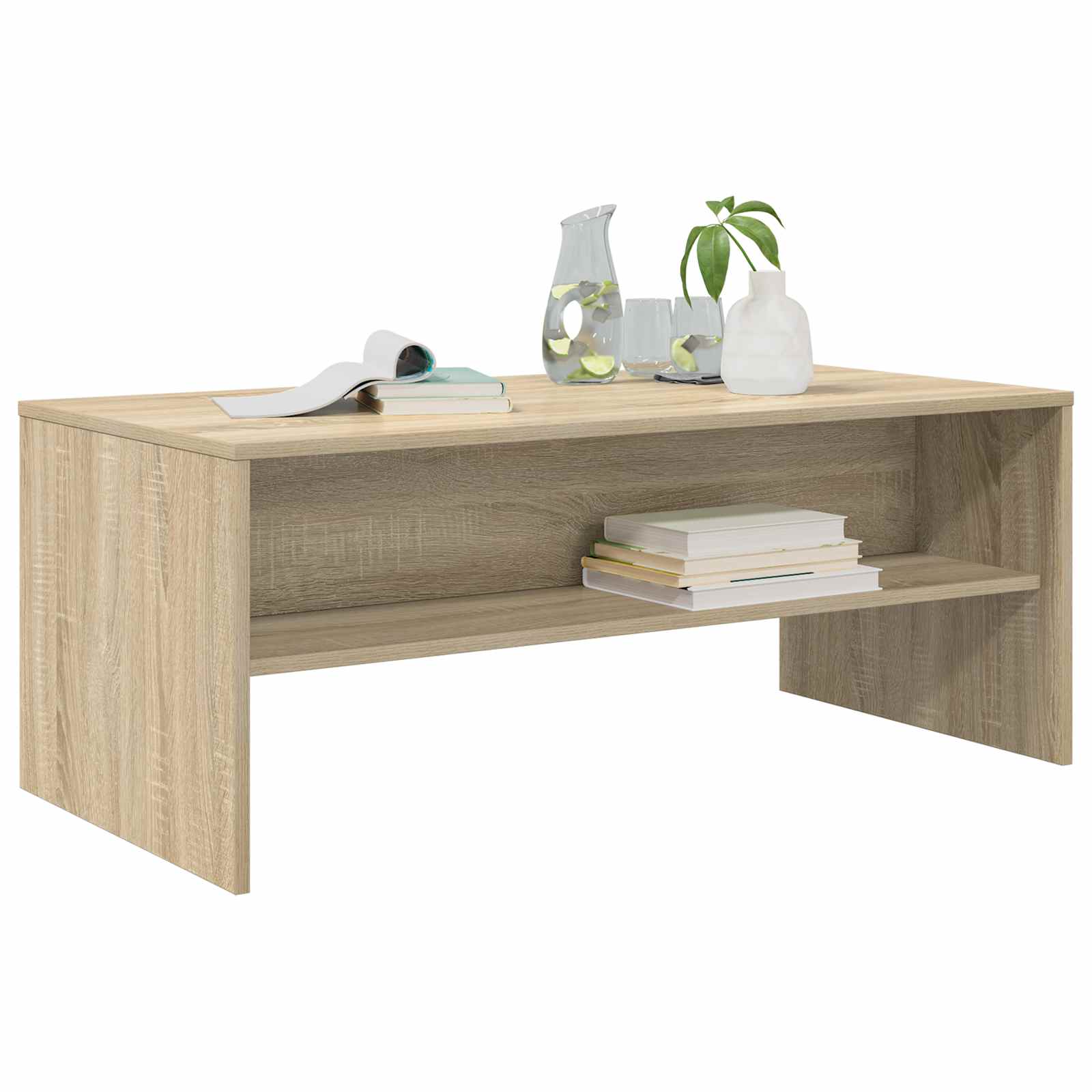 Table basse Chêne Sonoma 100 x 50 x 40 cm Bois d'ingénierie - XIOS