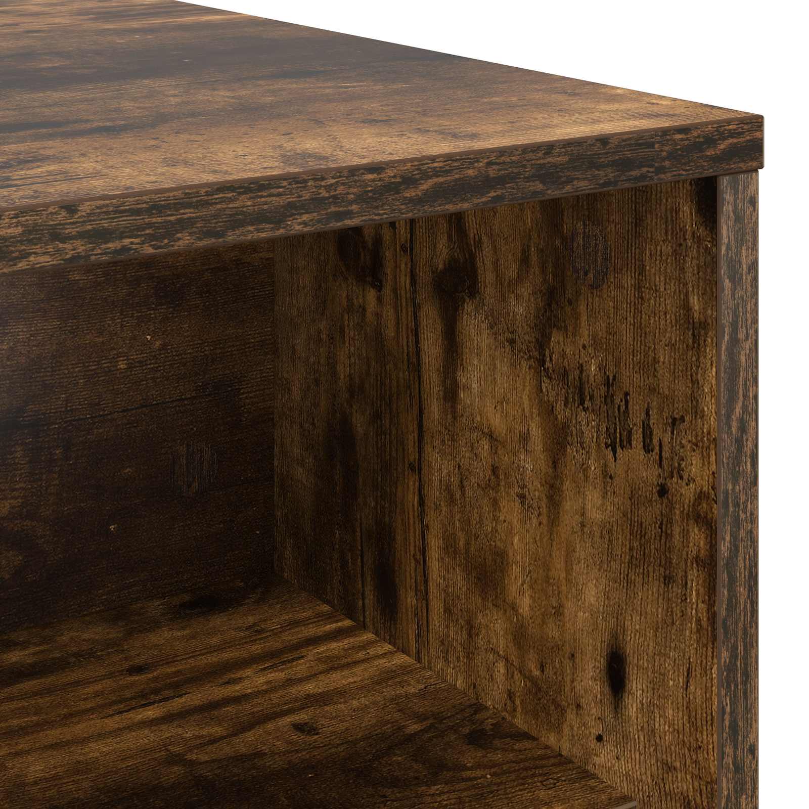 Table basse Chêne fumé 100 x 50 x 40 cm Bois d'ingénierie - XIOS