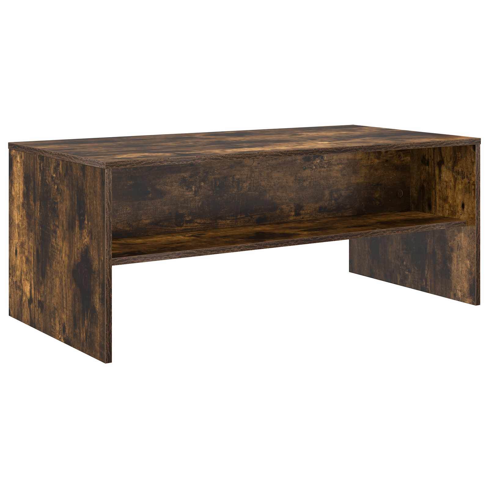 Table basse Chêne fumé 100 x 50 x 40 cm Bois d'ingénierie - XIOS
