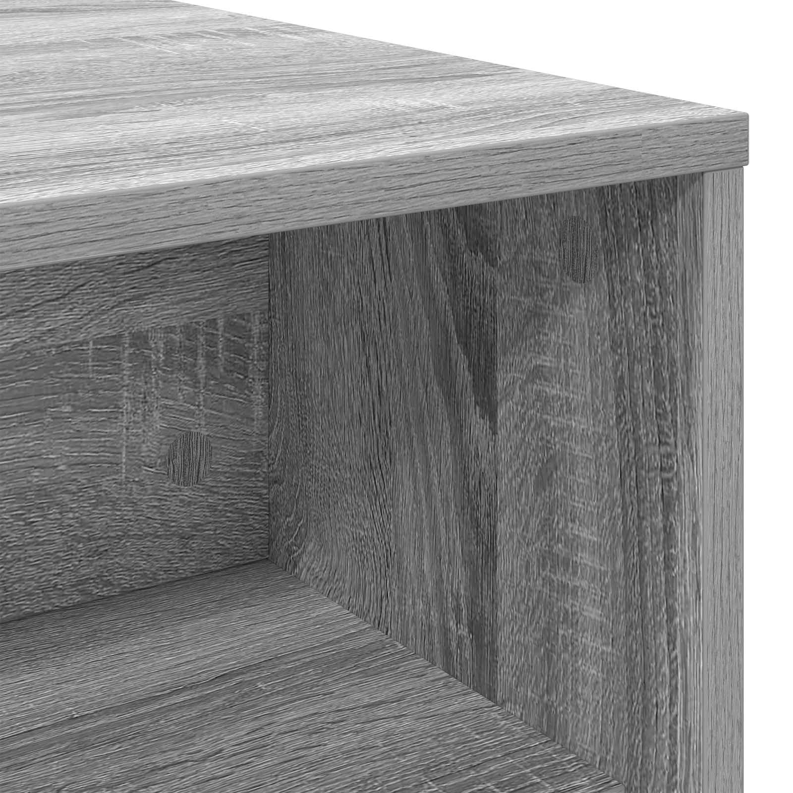 Table basse Gris Sonoma 100 x 50 x 40 cm Bois d'ingénierie - XIOS