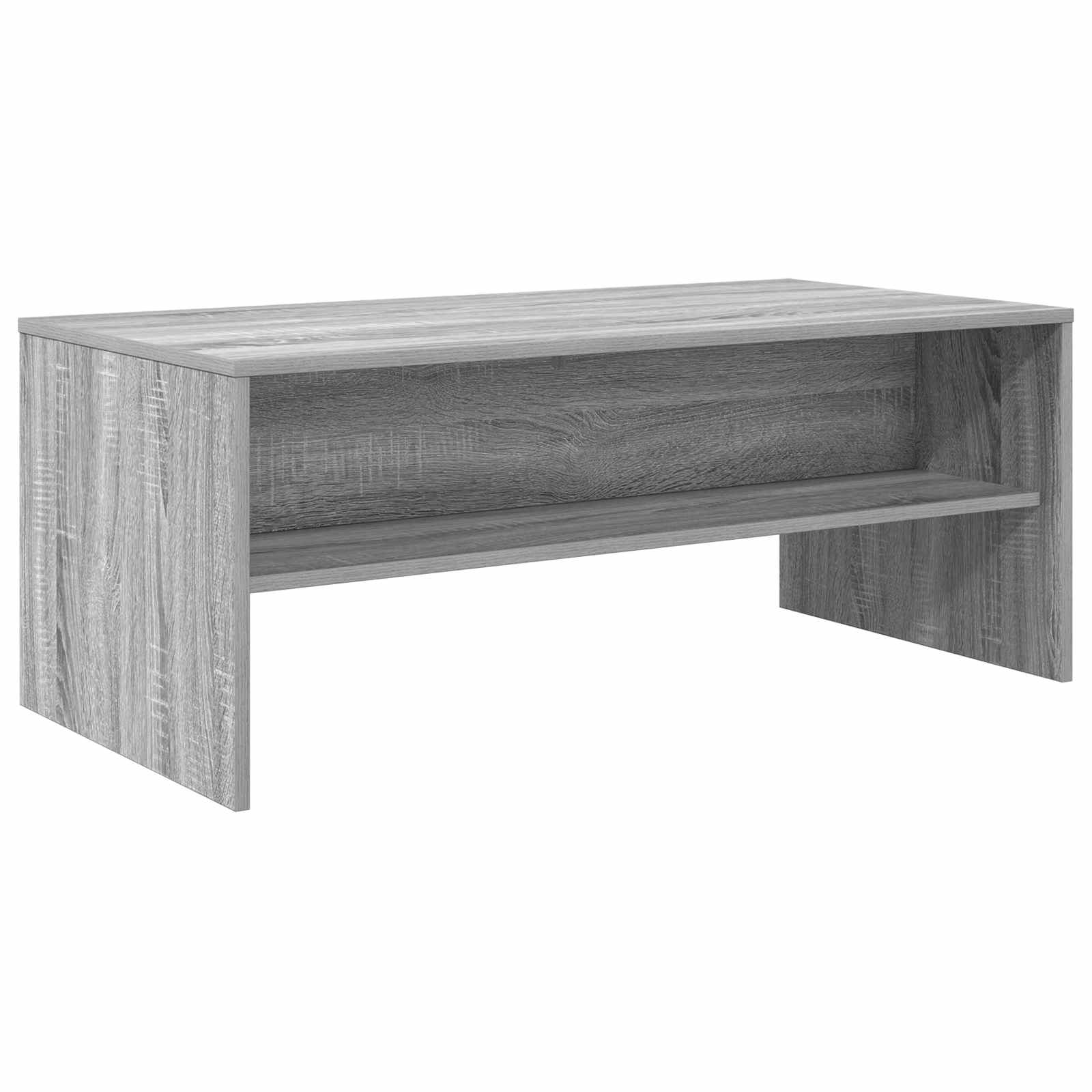 Table basse Gris Sonoma 100 x 50 x 40 cm Bois d'ingénierie - XIOS