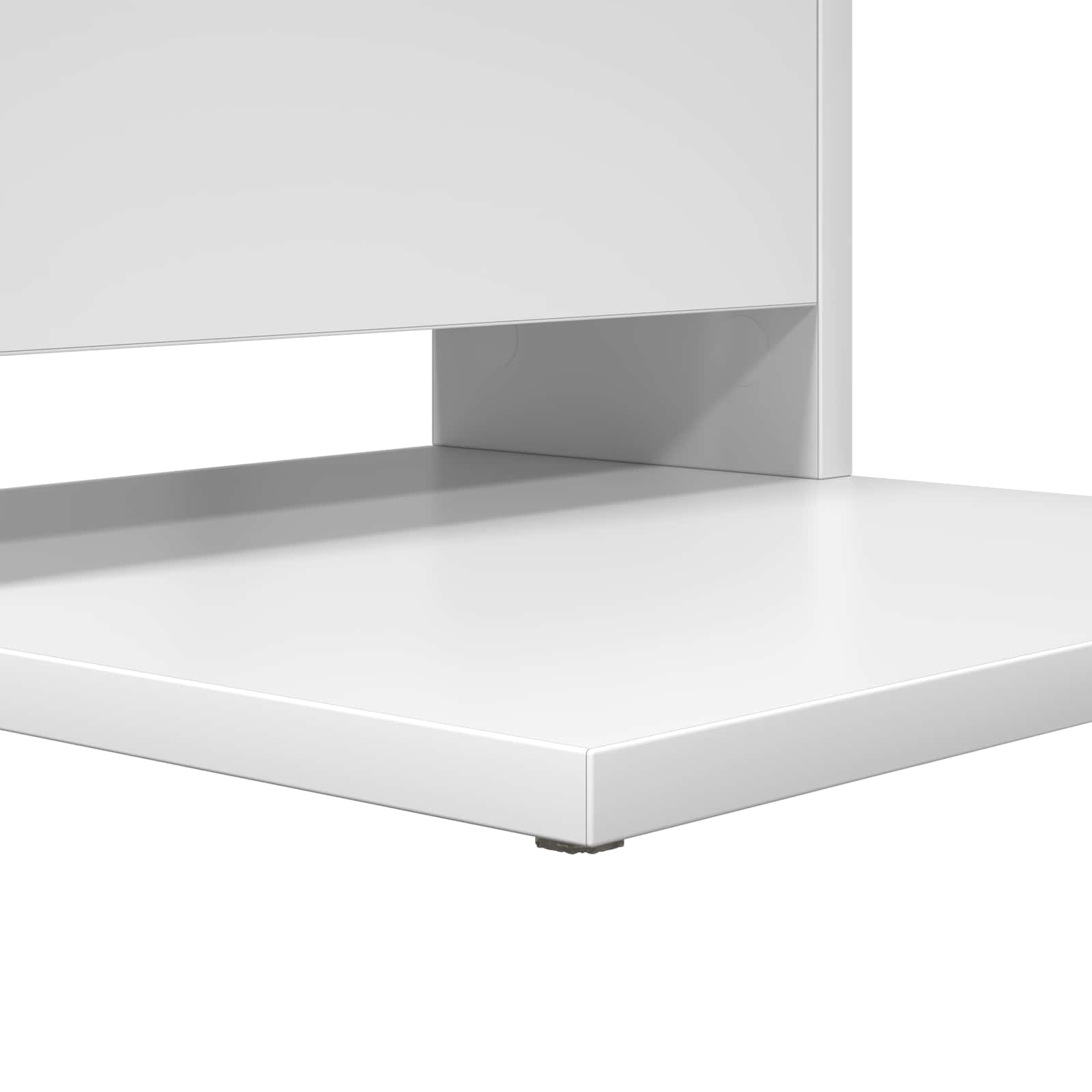 Table d'appoint Blanc 40 x 35 x 60,5 cm Bois d'ingénierie - XIOS