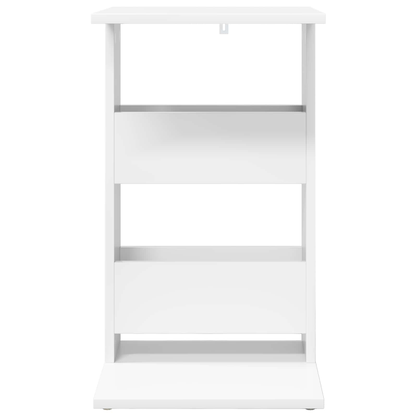 Table d'appoint Blanc 40 x 35 x 60,5 cm Bois d'ingénierie - XIOS