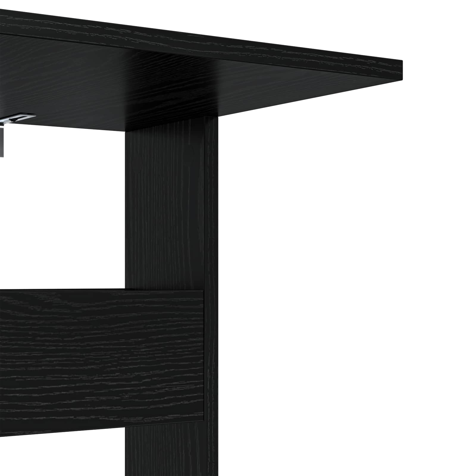 Table d'appoint Chêne noir 40 x 35 x 60,5 cm Bois d'ingénierie - XIOS