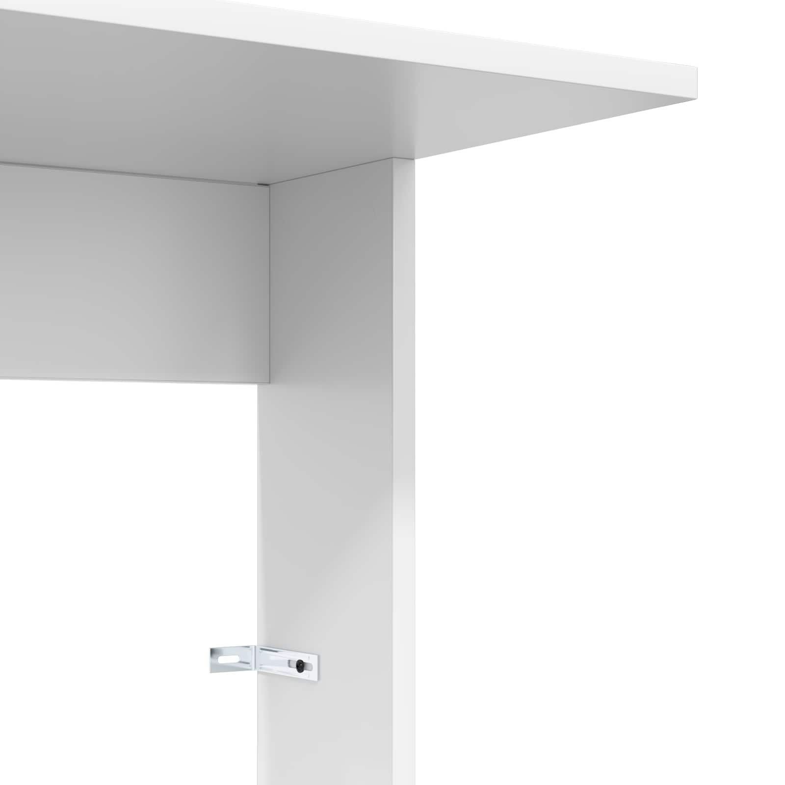 Table d'appoint Blanc 40 x 38 x 62,5 cm Bois d'ingénierie - XIOS