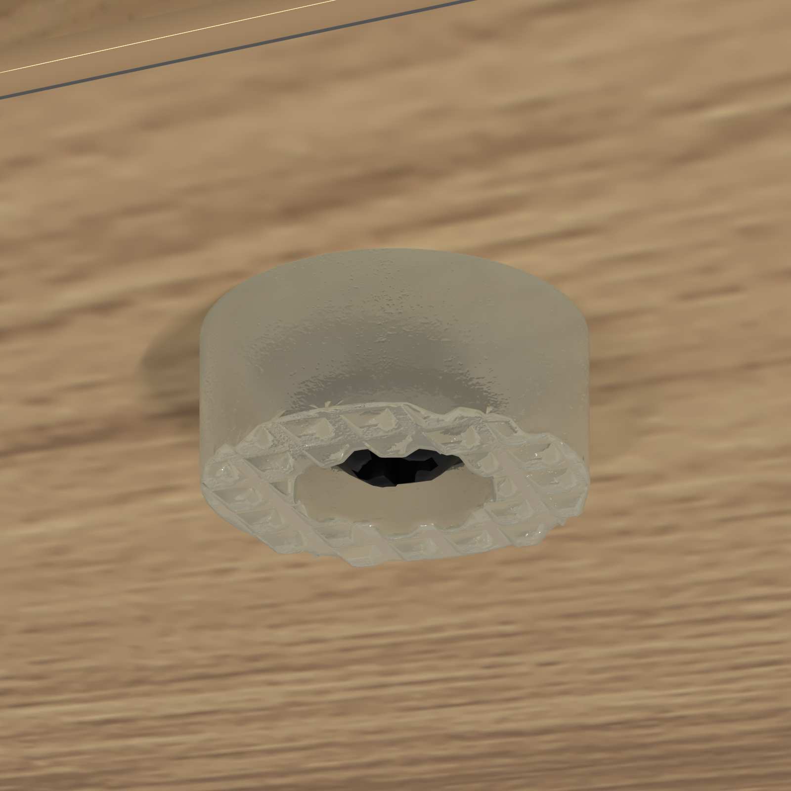 Table d'appoint Chêne artisanal 40 x 38 x 62,5 cm - XIOS