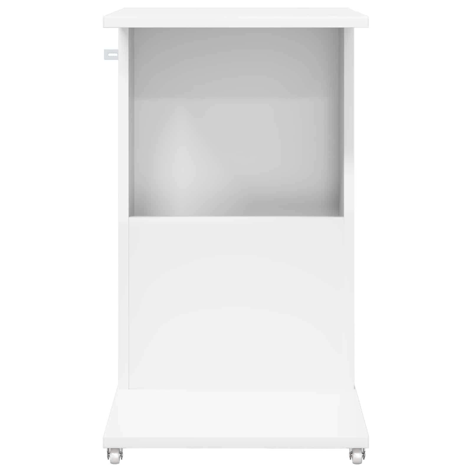 Table d'appoint Blanc 40 x 35 x 60 cm Bois d'ingénierie - XIOS