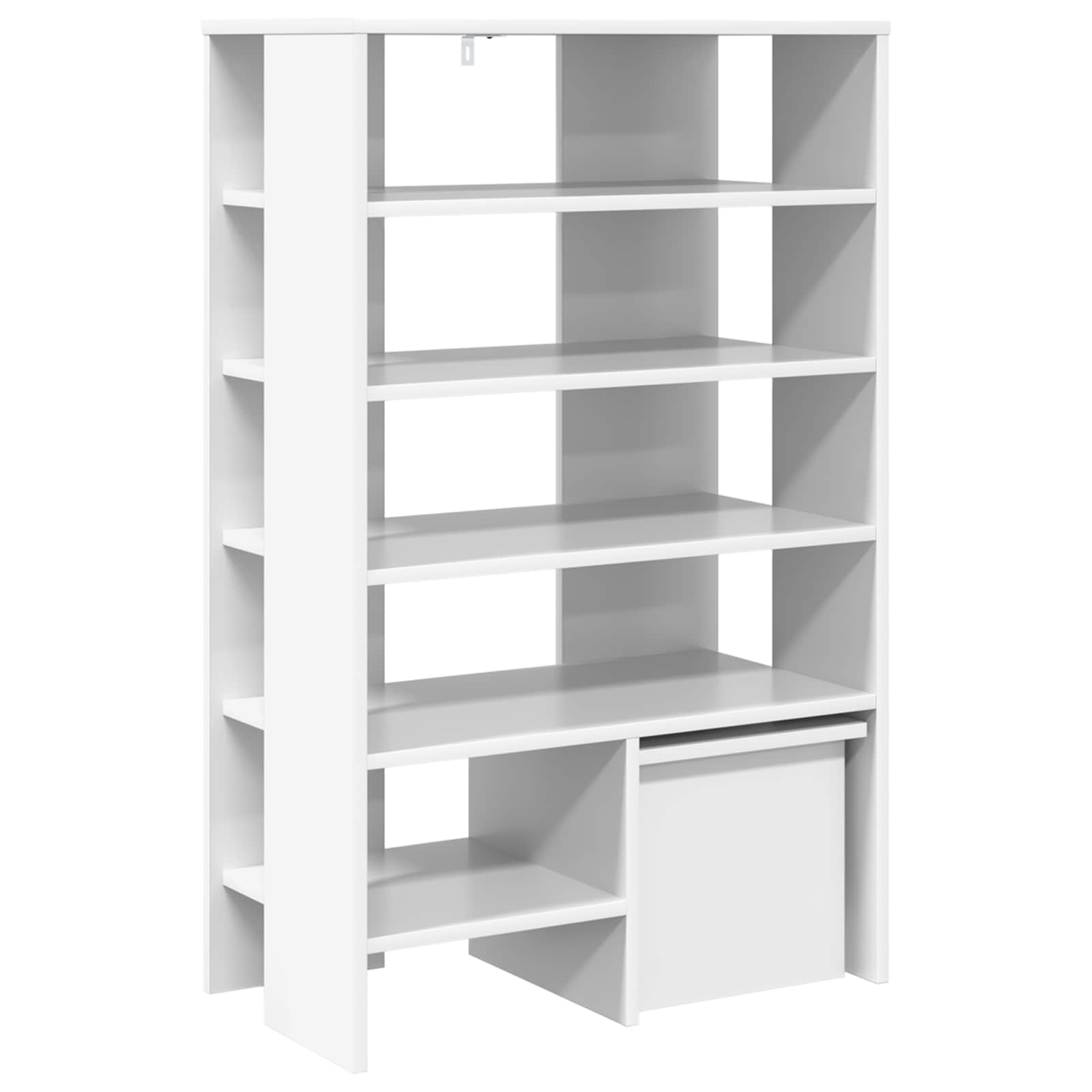 Cabinet à chaussures avec étagère 2 pcs Blanc Bois d'ingénierie - XIOS