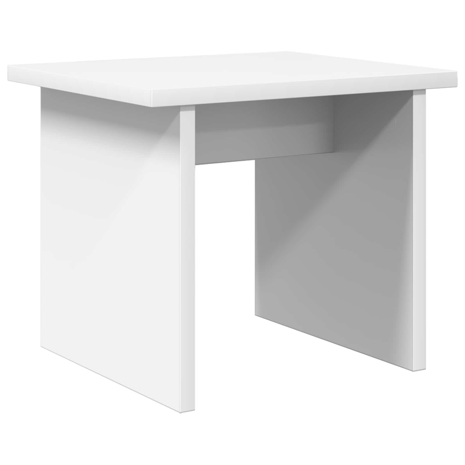 Cabinet à chaussures avec étagère 2 pcs Blanc Bois d'ingénierie - XIOS