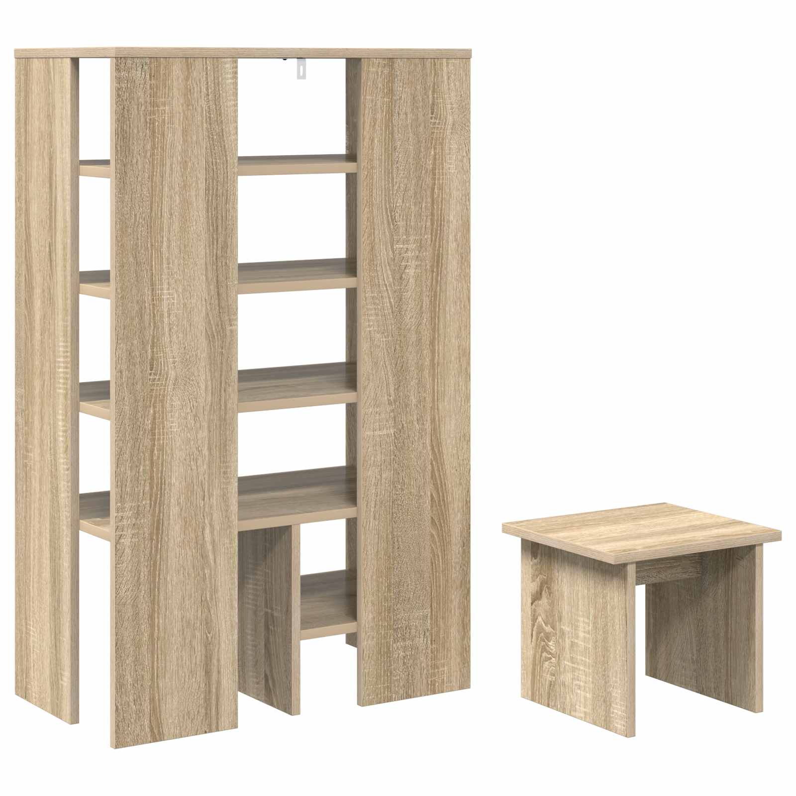 Cabinet à chaussures 2 pcs Chêne Sonoma Bois d'ingénierie - XIOS