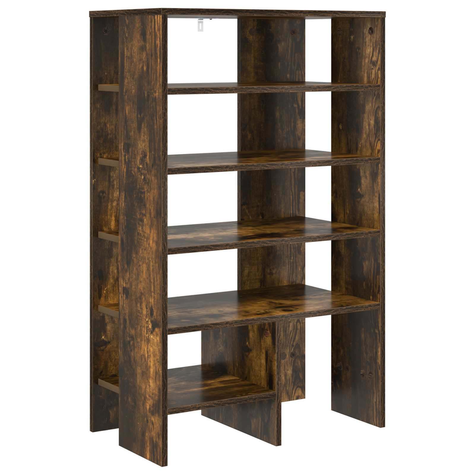 Cabinet à chaussures 2 pcs Chêne fumé Bois d'ingénierie - XIOS