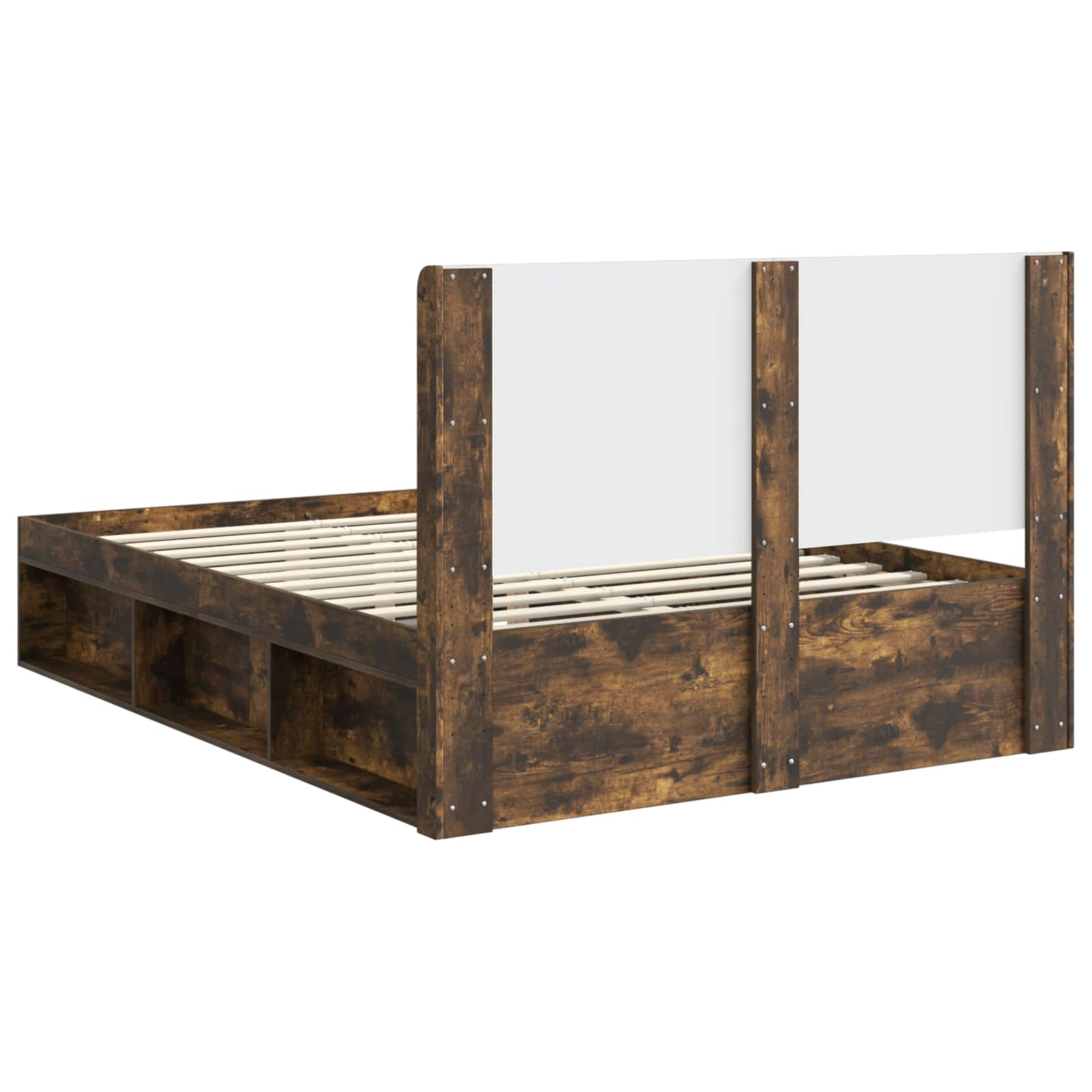 Cadre de lit avec rangement et tête de lit 3 pcs - XIOS