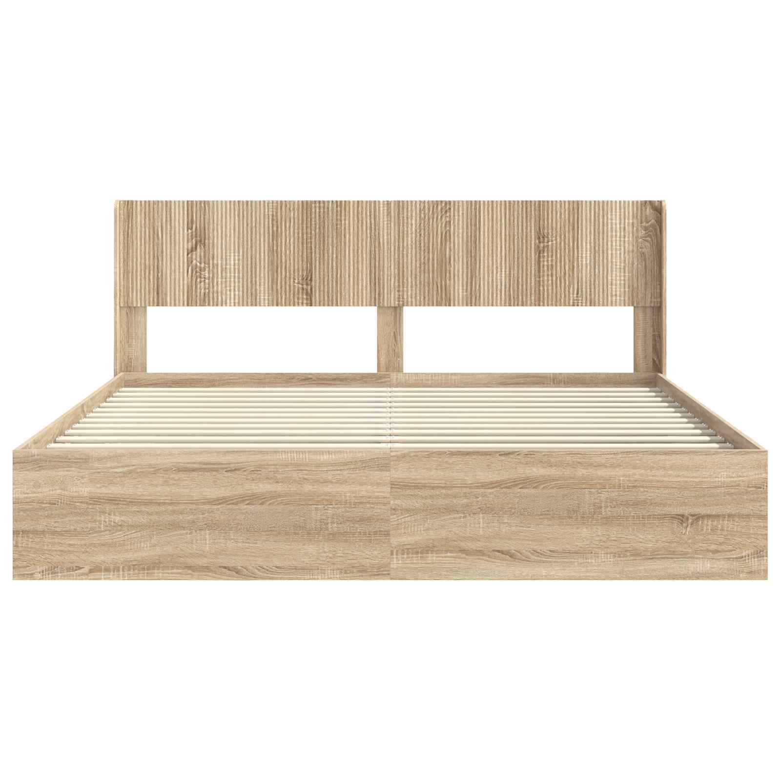 Cadre de lit avec rangement et tête de lit 3 pcs - XIOS