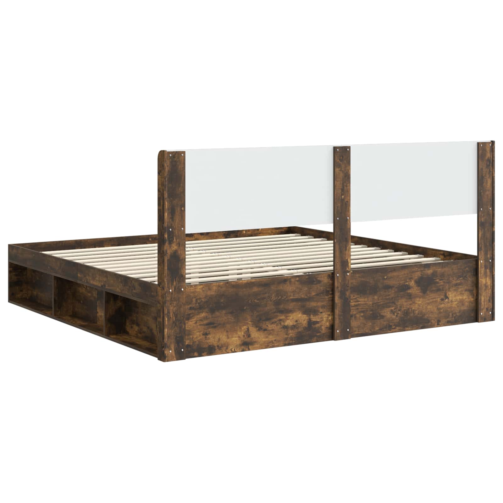 Cadre de lit avec rangement et tête de lit 3 pcs - XIOS