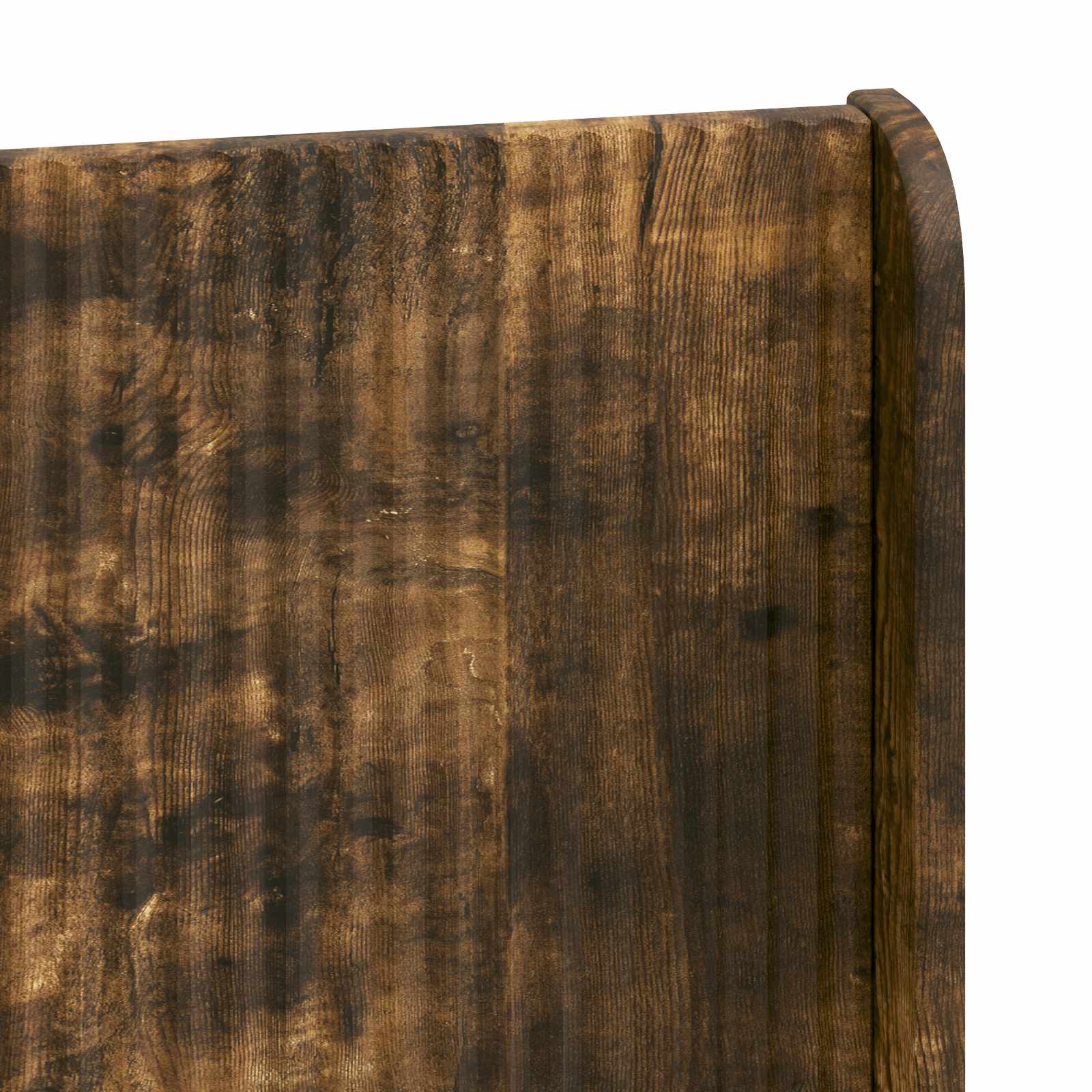 Cadre de lit avec rangement et tête de lit Chêne fumé - XIOS