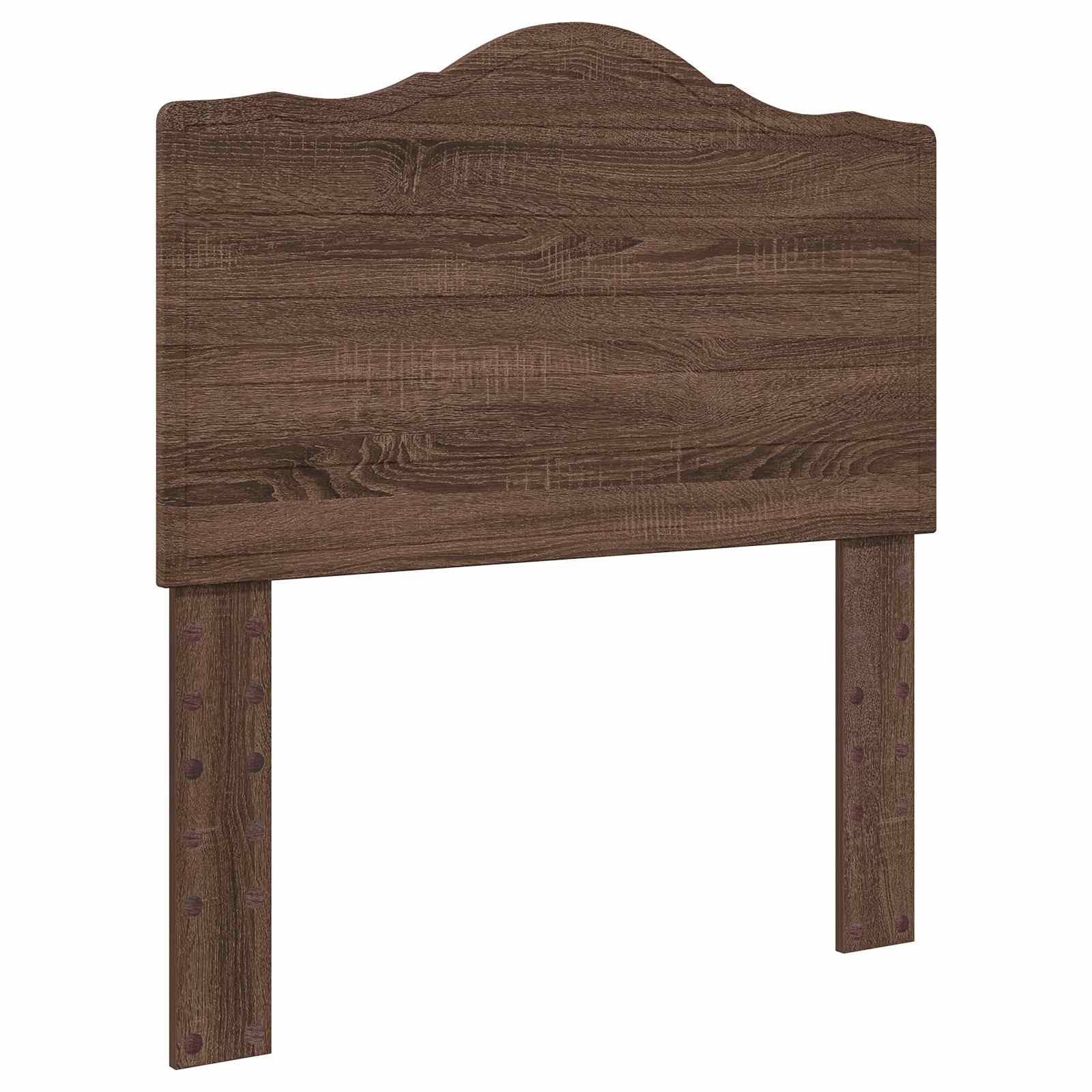 Cadre de lit avec tête de lit Chêne brun 90 x 200 cm Pin massif - XIOS