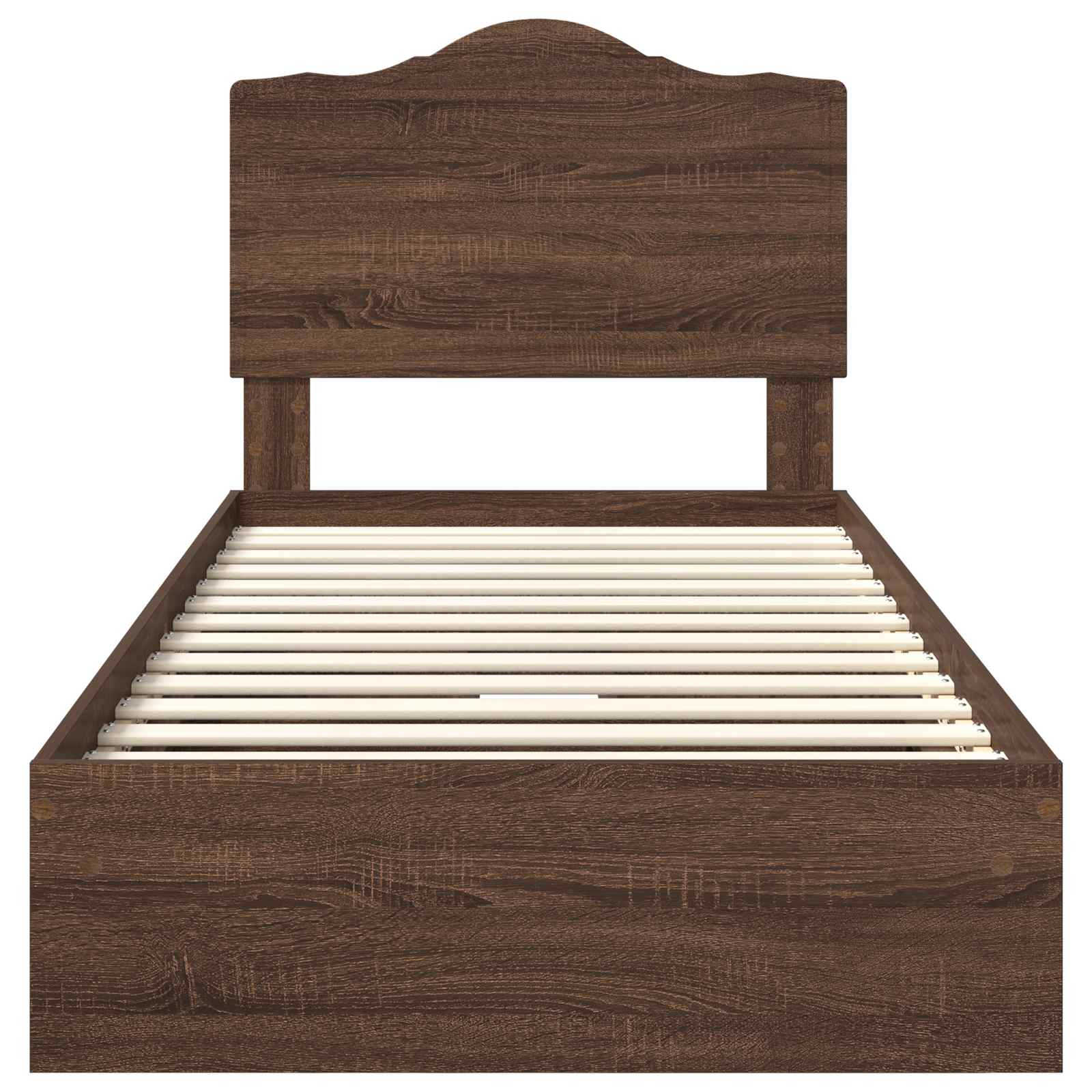 Cadre de lit Chêne brun 75 x 190 cm Bois d'ingénierie - XIOS