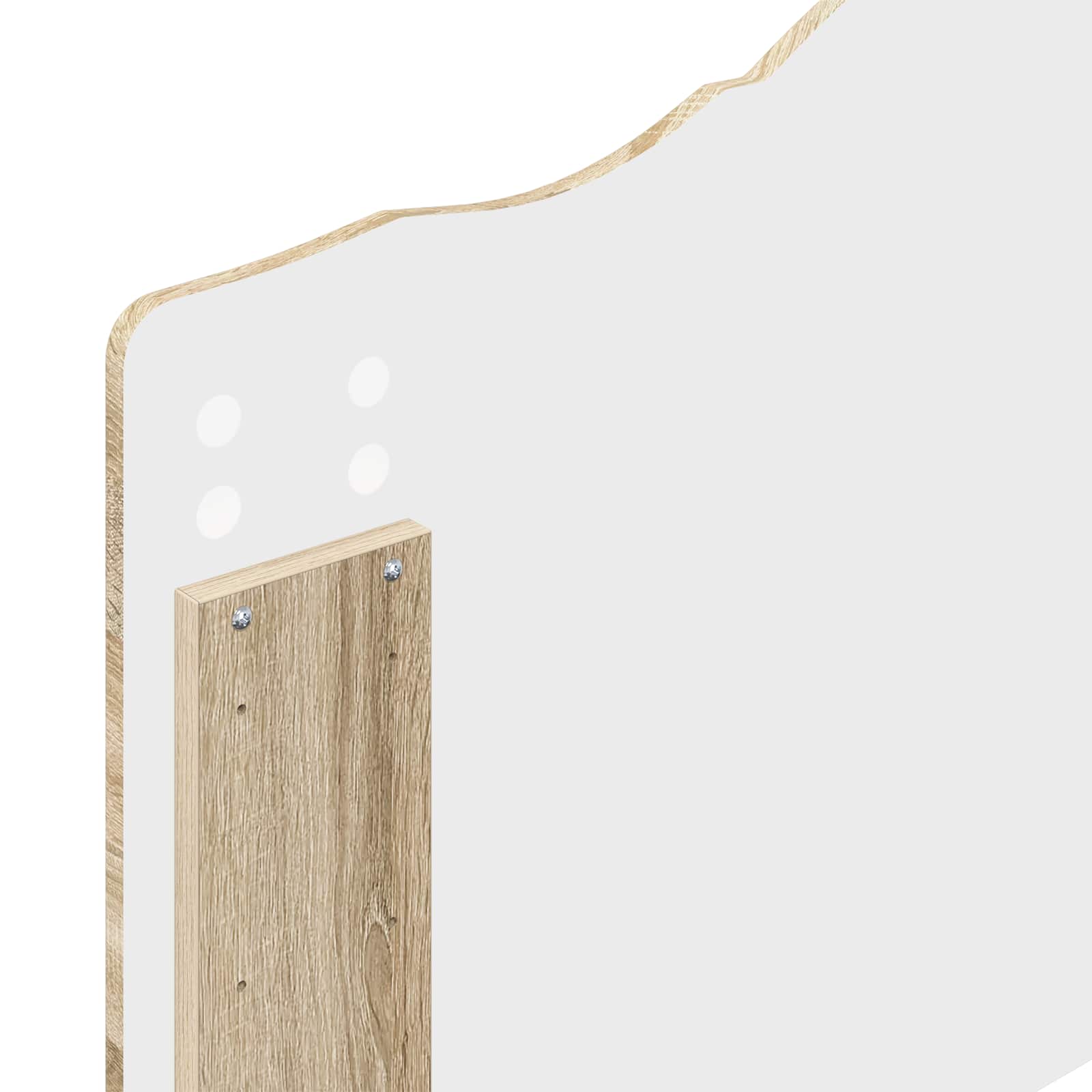 Cadre de lit Chêne Sonoma 75 x 190 cm Bois d'ingénierie - XIOS