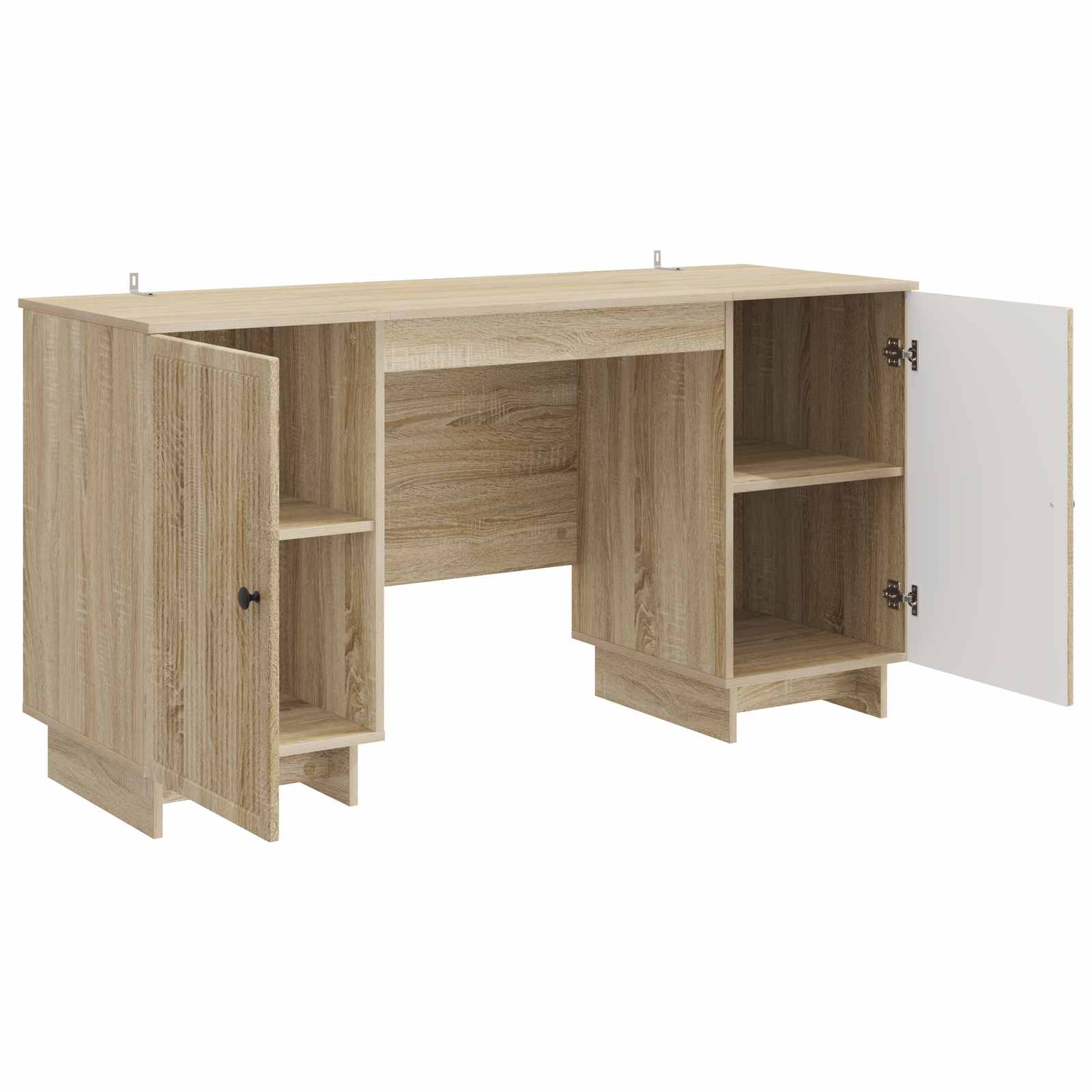 Bureau Chêne Sonoma Bois d'ingénierie 142,5 x 50 x 75 cm - XIOS