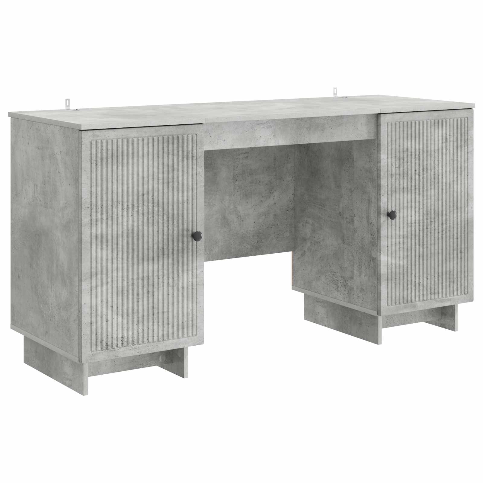 Bureau Gris béton Bois d'ingénierie 142,5 x 50 x 75 cm - XIOS