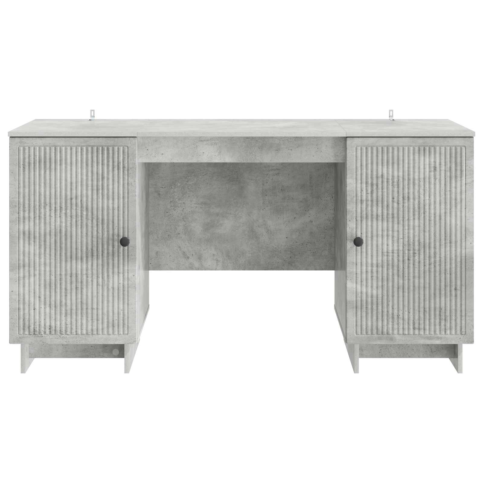 Bureau Gris béton Bois d'ingénierie 142,5 x 50 x 75 cm - XIOS