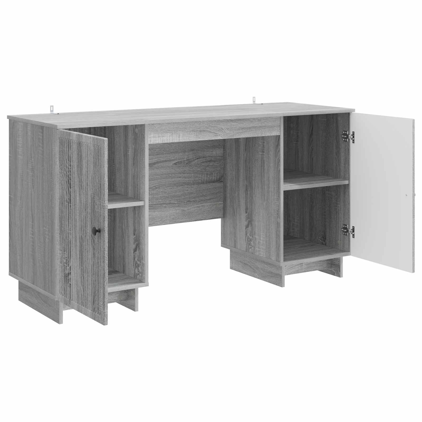 Bureau Sonoma gris Bois d'ingénierie 142,5 x 50 x 75 cm - XIOS