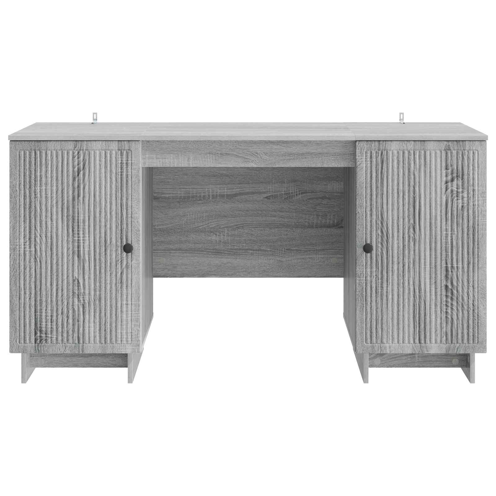 Bureau Sonoma gris Bois d'ingénierie 142,5 x 50 x 75 cm - XIOS