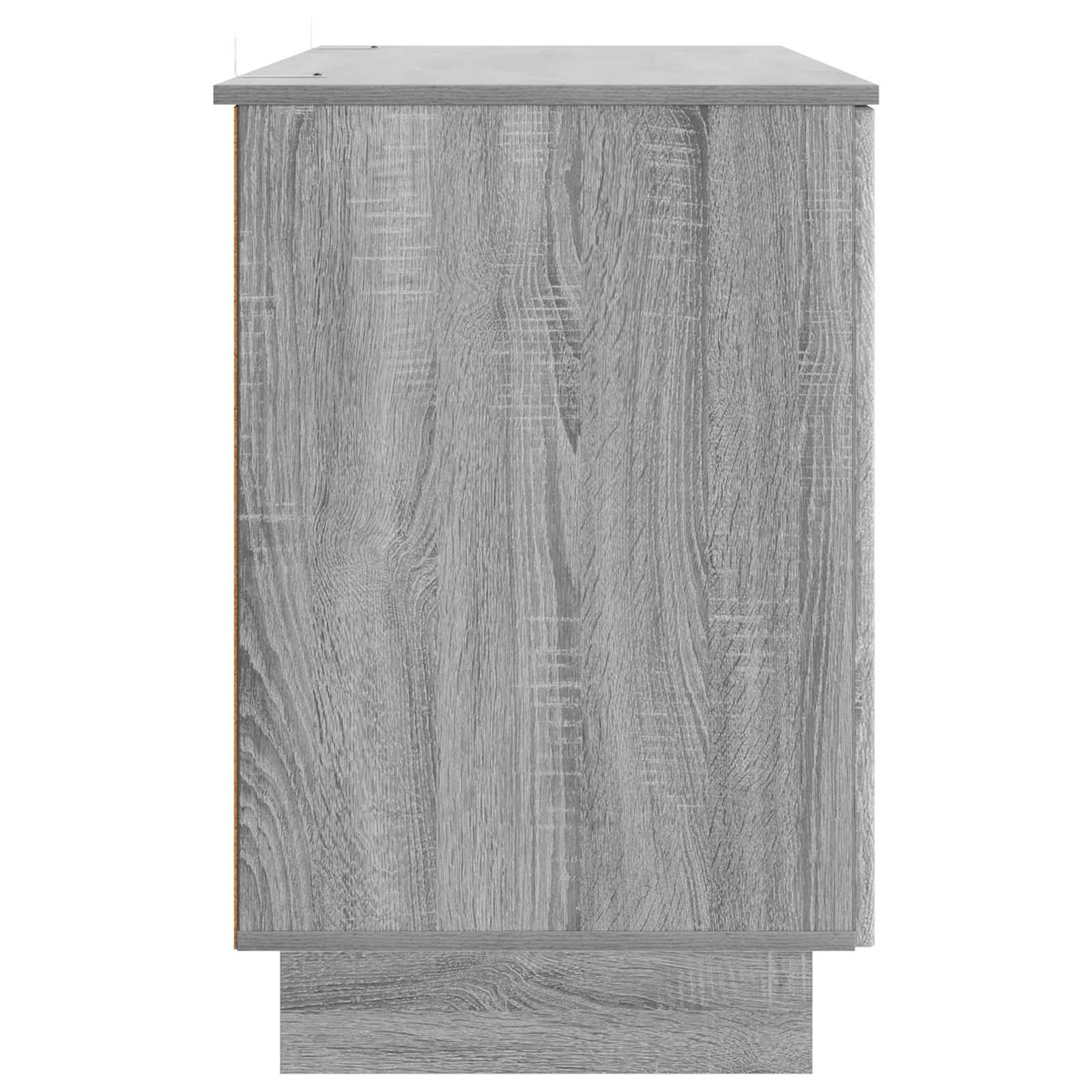 Bureau Sonoma gris Bois d'ingénierie 142,5 x 50 x 75 cm - XIOS