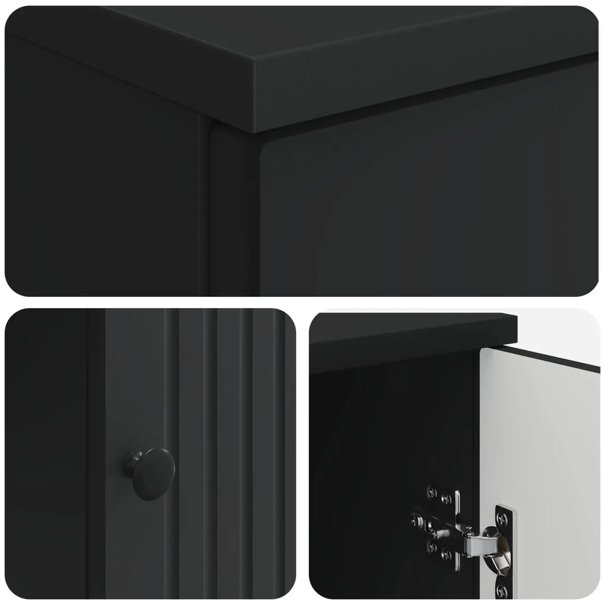 Bureau Noir 142,5 x 50 x 75 cm Bois d’ingénierie - XIOS