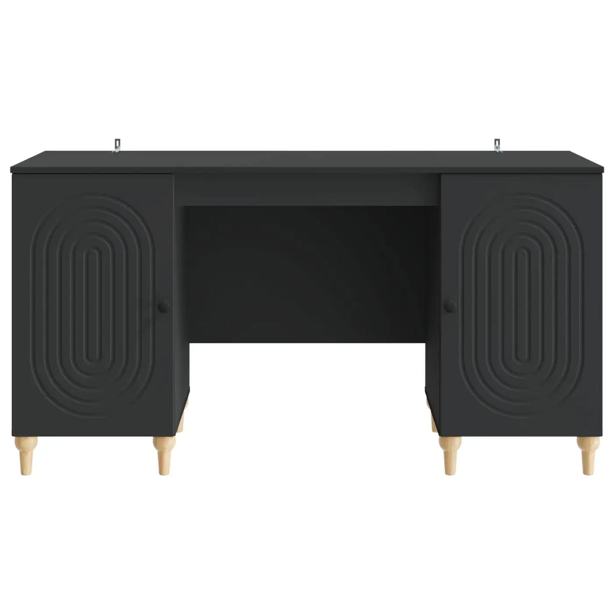 Bureau Noir 142,5 x 50 x 75 cm Bois d’ingénierie - XIOS