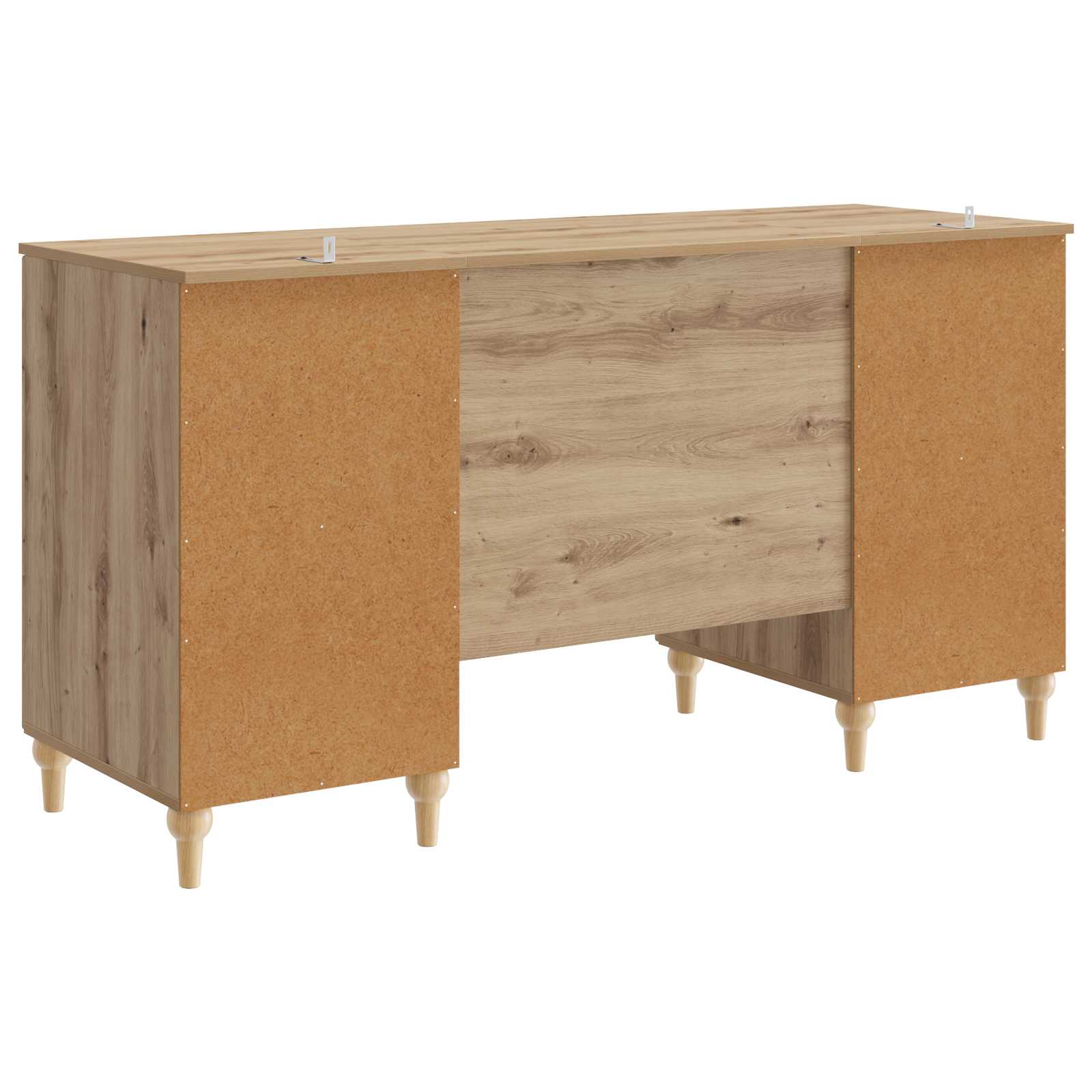 Bureau Chêne artisanal 142,5 x 50 x 75 cm Bois d'ingénierie - XIOS