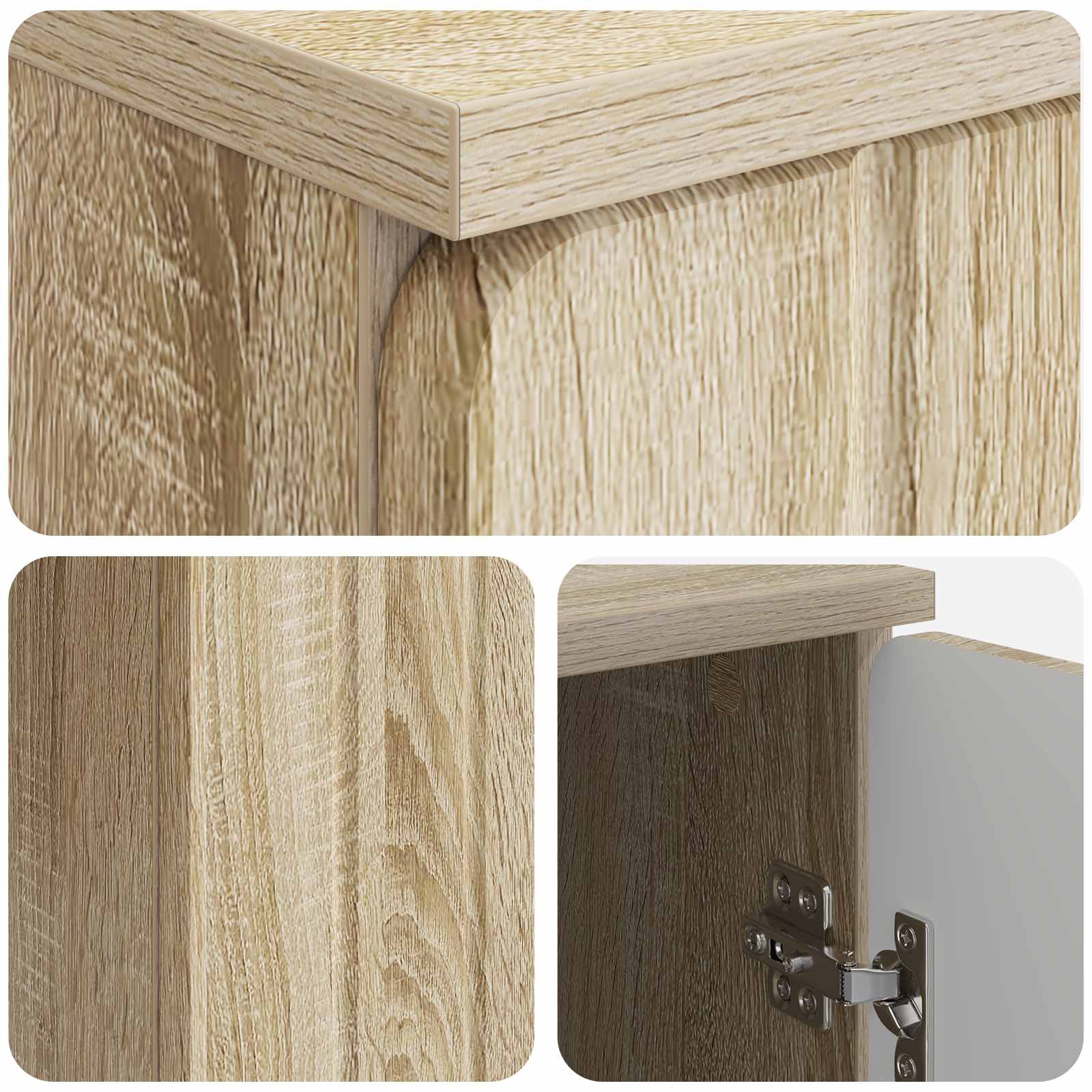 Bureau Chêne Sonoma 142,5 x 50 x 75 cm Bois d'ingénierie - XIOS