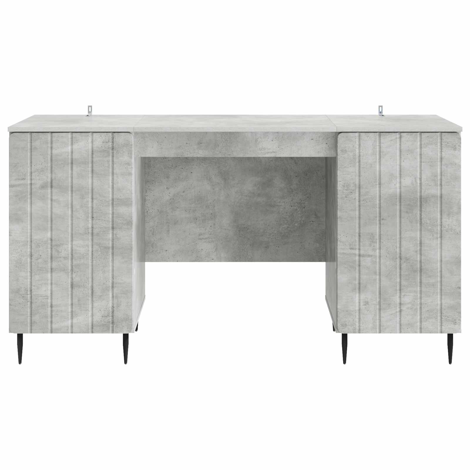 Bureau Gris béton 142,5 x 50 x 75 cm Bois d'ingénierie - XIOS