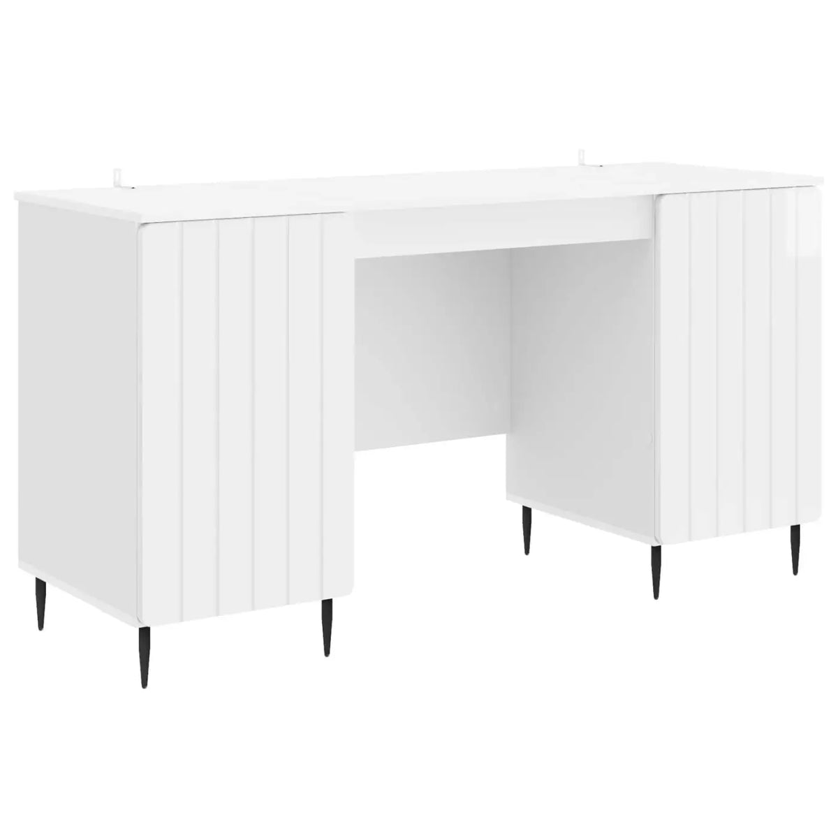 Bureau Blanc brillant 142,5 x 50 x 75 cm Bois d’ingénierie - XIOS