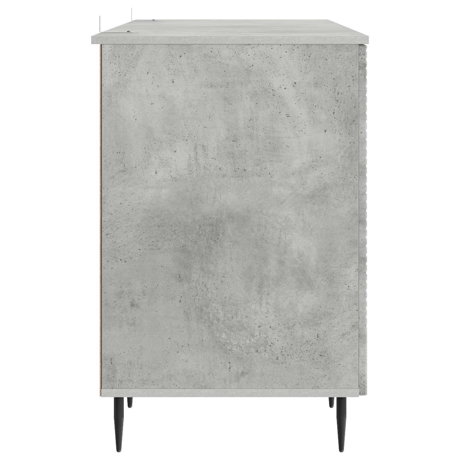 Bureau Gris béton 142,5 x 50 x 75 cm Bois d'ingénierie - XIOS