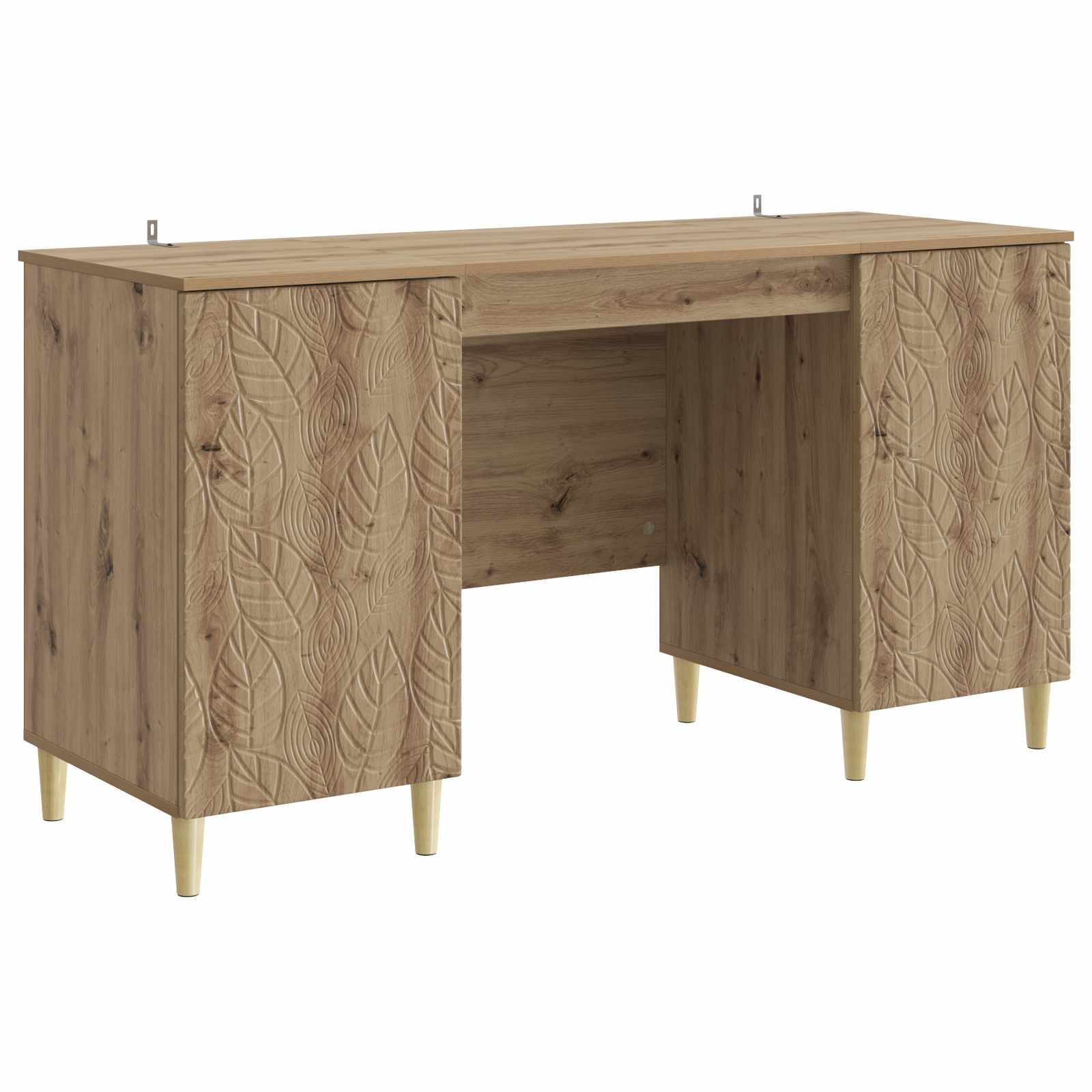 Bureau Chêne artisanal Bois d'ingénierie 142,5 x 50 x 75 cm - XIOS