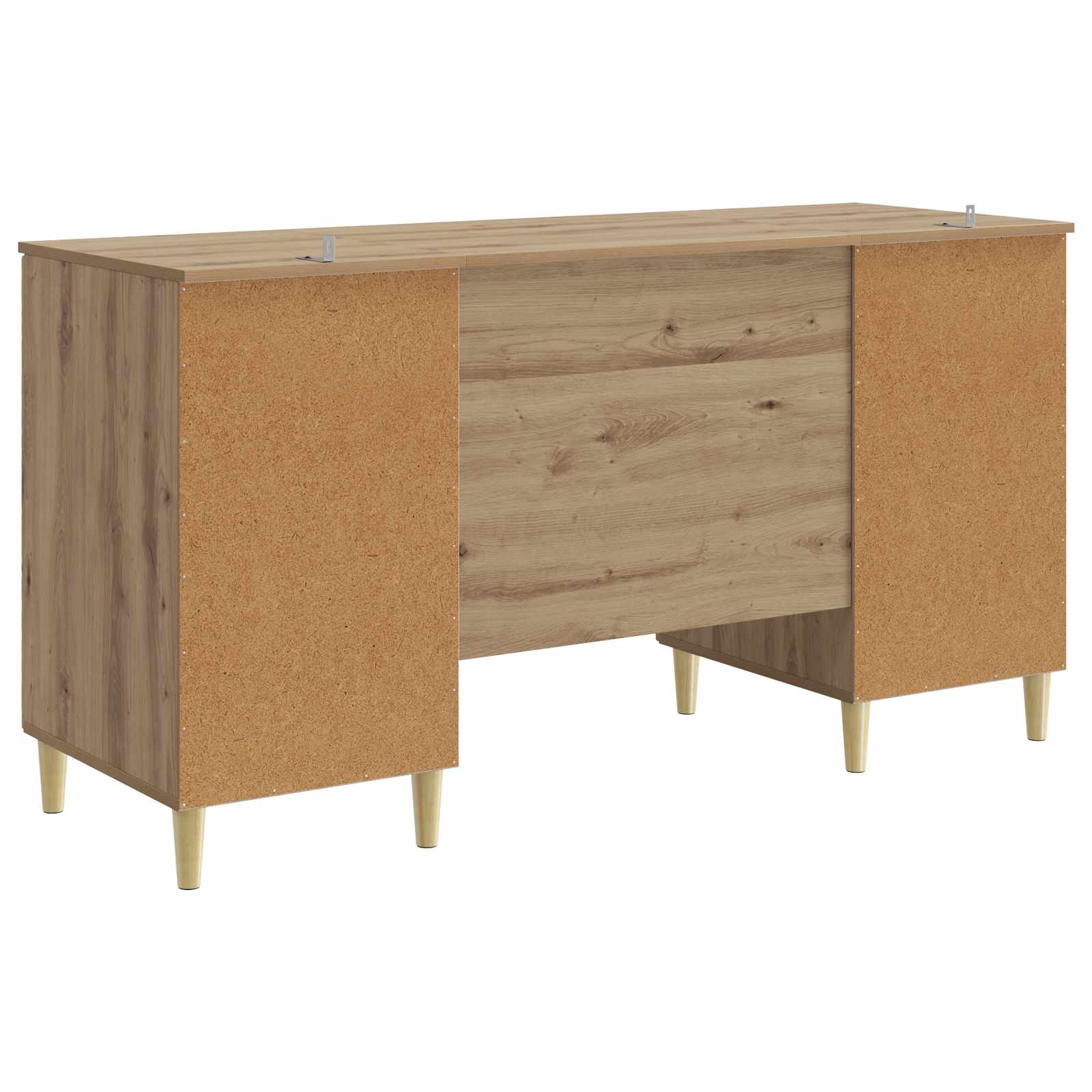 Bureau Chêne artisanal Bois d'ingénierie 142,5 x 50 x 75 cm - XIOS