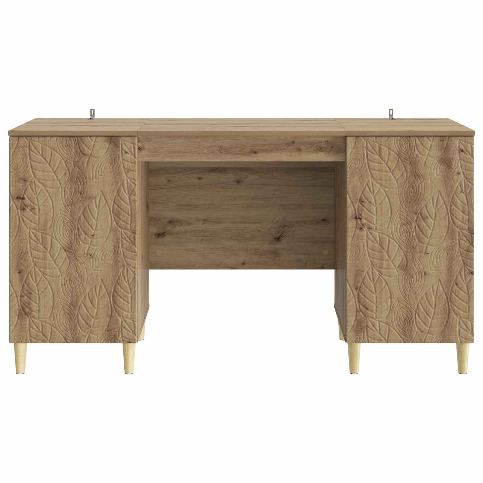Bureau Chêne artisanal Bois d'ingénierie 142,5 x 50 x 75 cm - XIOS