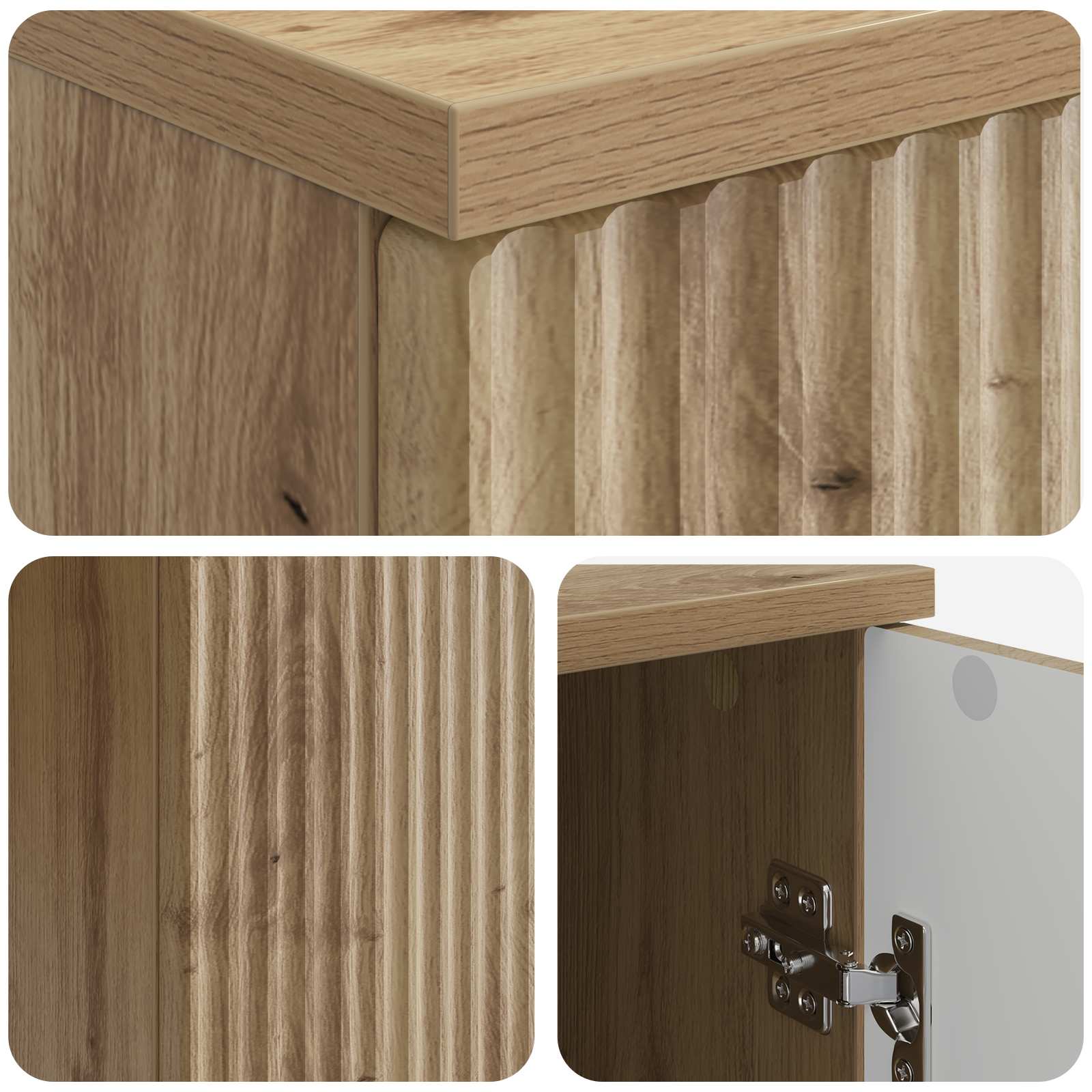Bureau Chêne artisanal 142,5 x 50 x 75 cm Bois d'ingénierie - XIOS