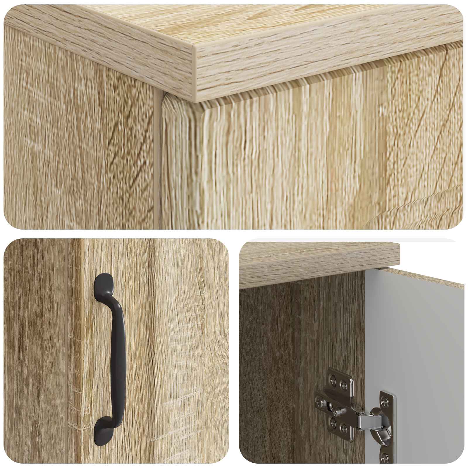 Bureau Chêne Sonoma 142,5 x 50 x 75 cm Bois d'ingénierie - XIOS