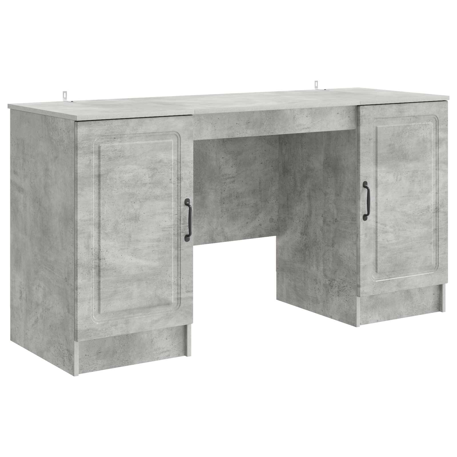 Bureau Gris béton 142,5 x 50 x 75 cm Bois d'ingénierie - XIOS