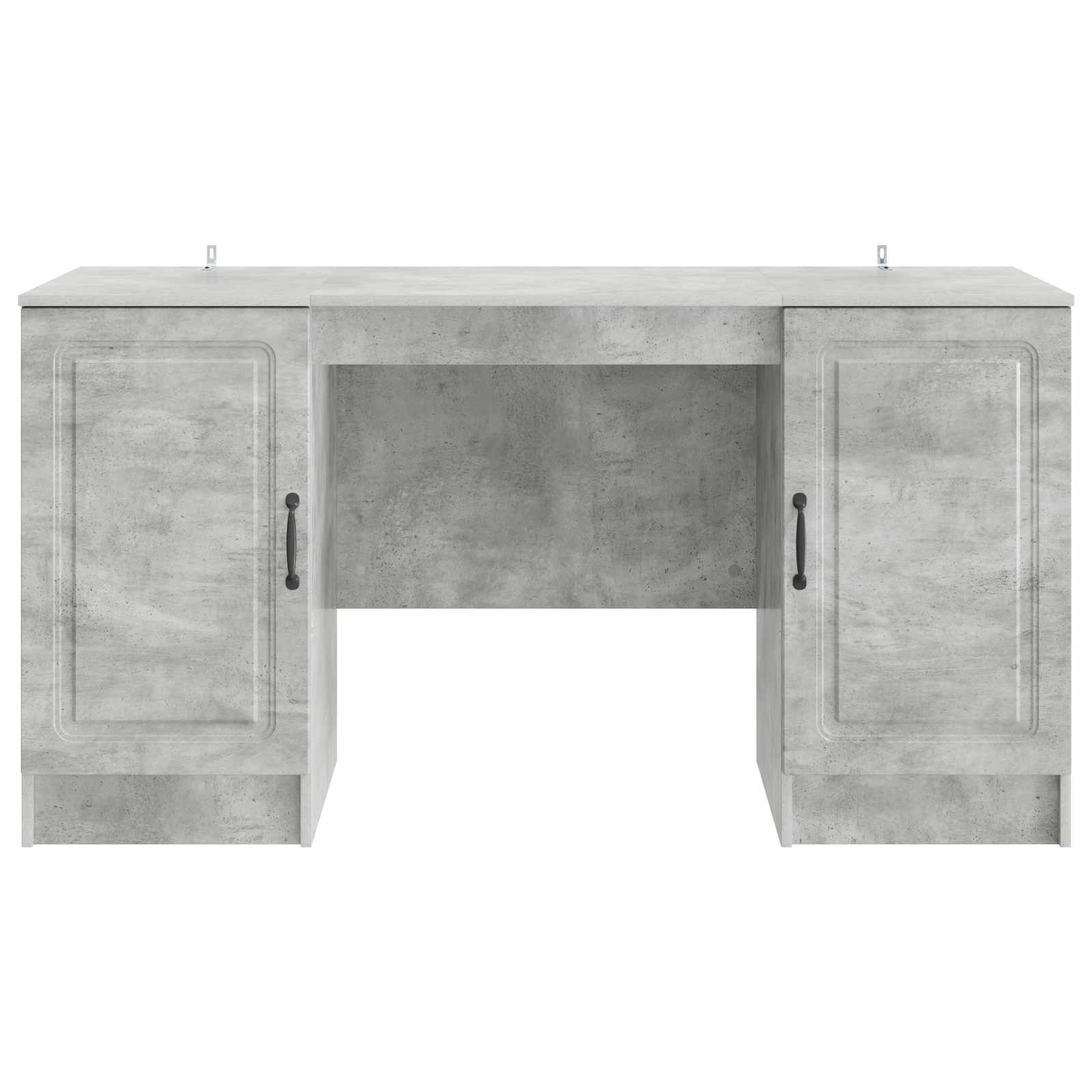 Bureau Gris béton 142,5 x 50 x 75 cm Bois d'ingénierie - XIOS