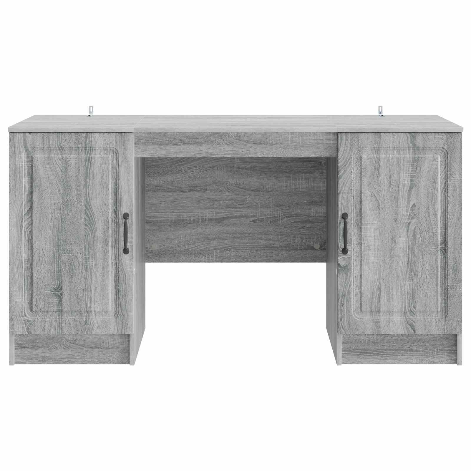 Bureau Sonoma gris 142,5 x 50 x 75 cm Bois d'ingénierie - XIOS