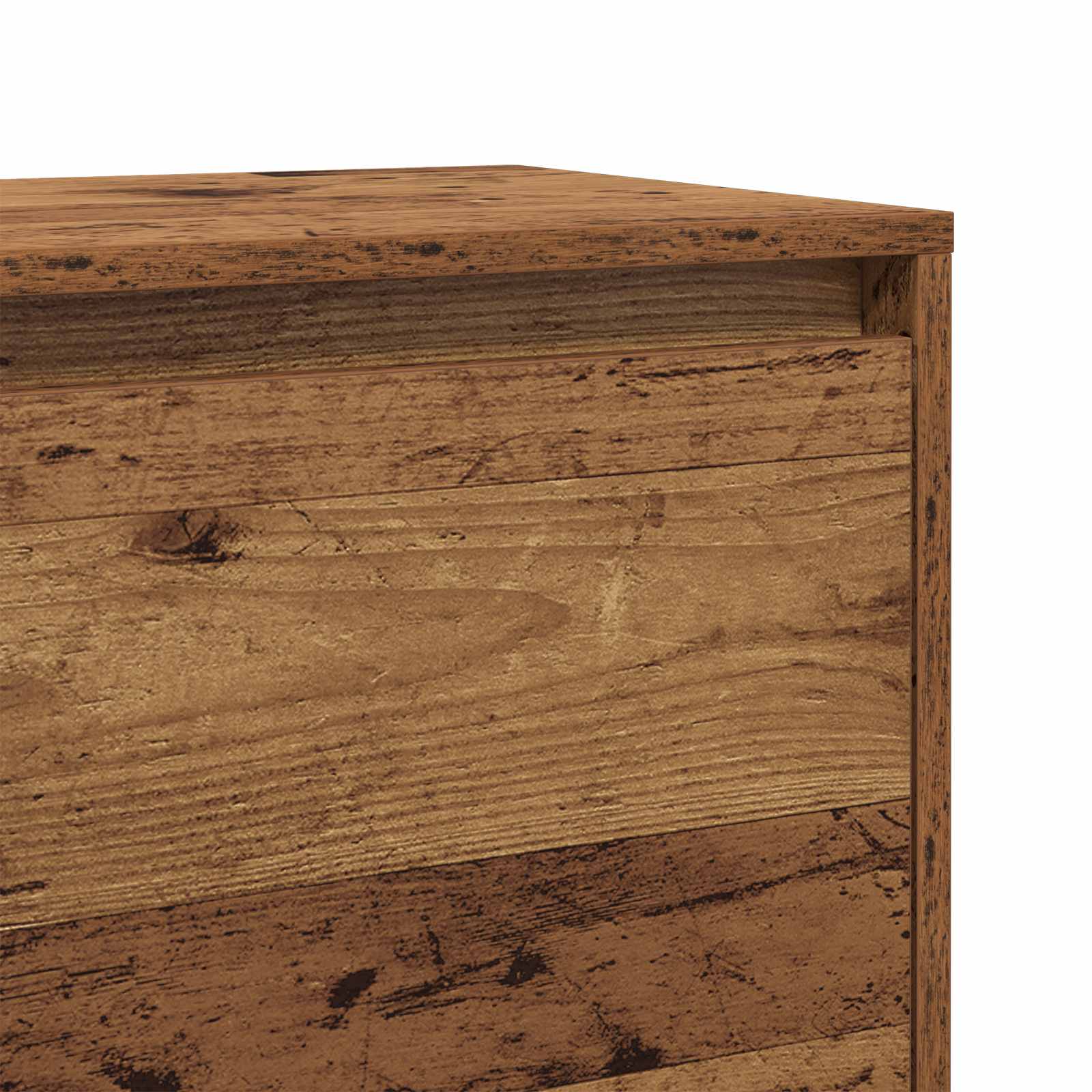Cabinet de chevet Bois ancien 45 x 34 x 44,5 cm - XIOS