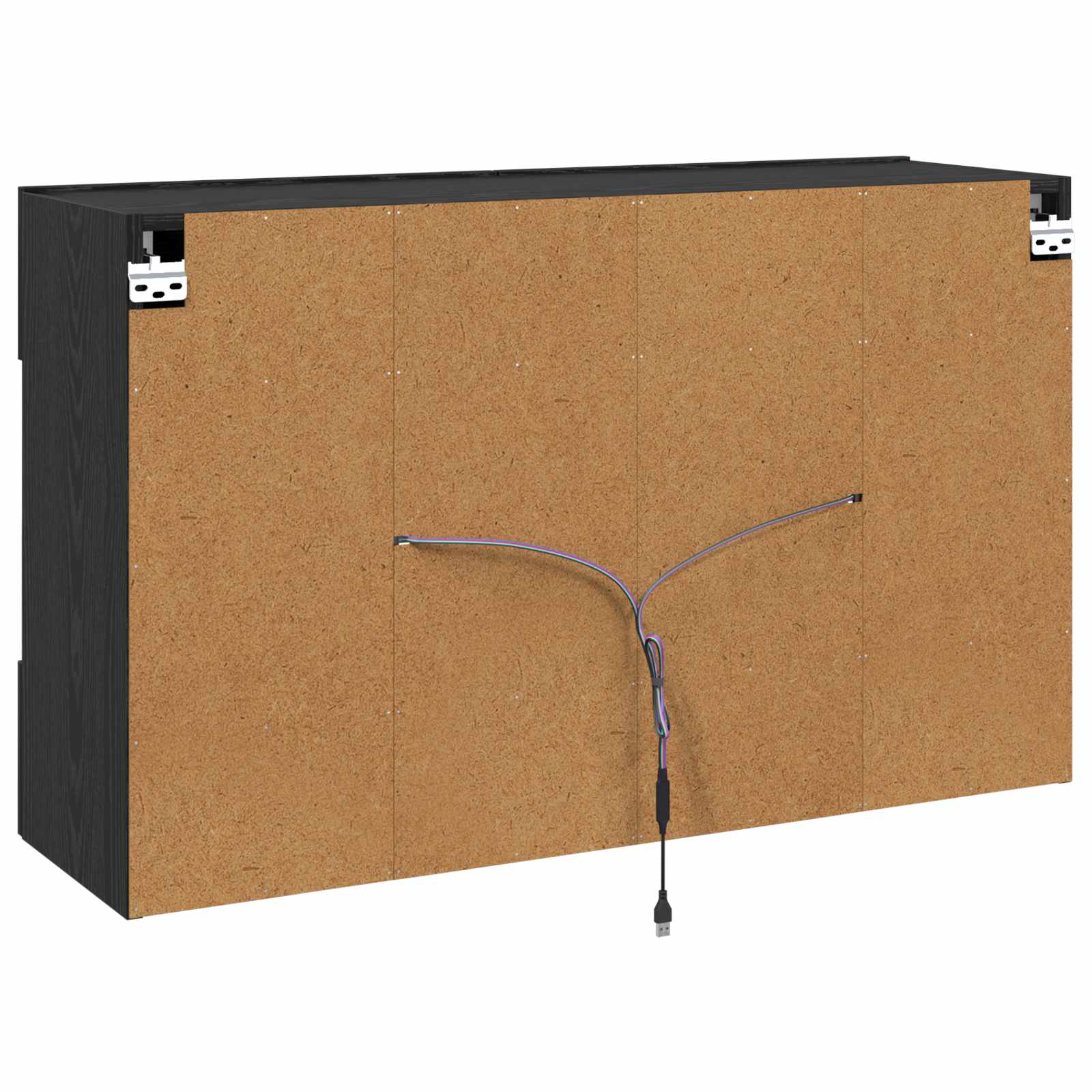 Meuble TV mural Montage mural Chêne noir 98,5 x 30 x 60,5 cm - XIOS